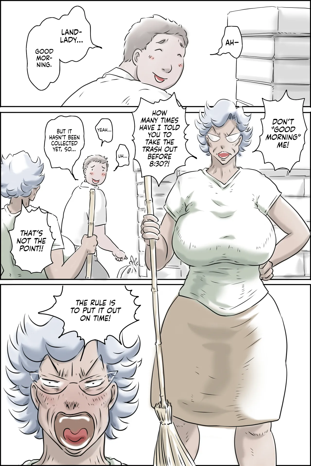 Ooya-san ga Yonderu -Mousou Dai Bakuhatsu Hen- | The Landlady Is Calling -Delusions Gone Wild- page 3 full