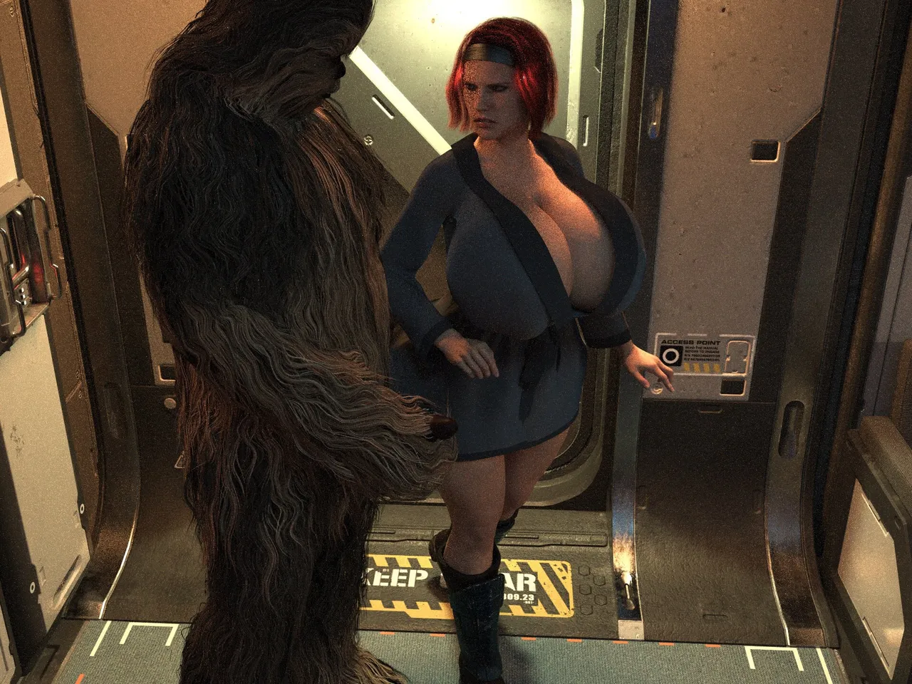 Bo-Katan and Wookiee page 3 full