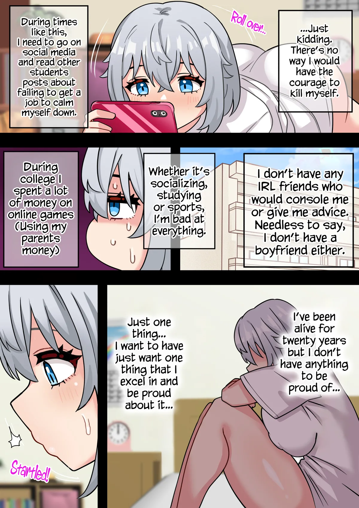 Koutensei Futanari Shuukatsusei ga Chinpo wo Ikashite Kigyou suru Hanashi | A Job Hunting College Graduate Suddenly Had A Futa Dick And Started A Business Using It page 5 full