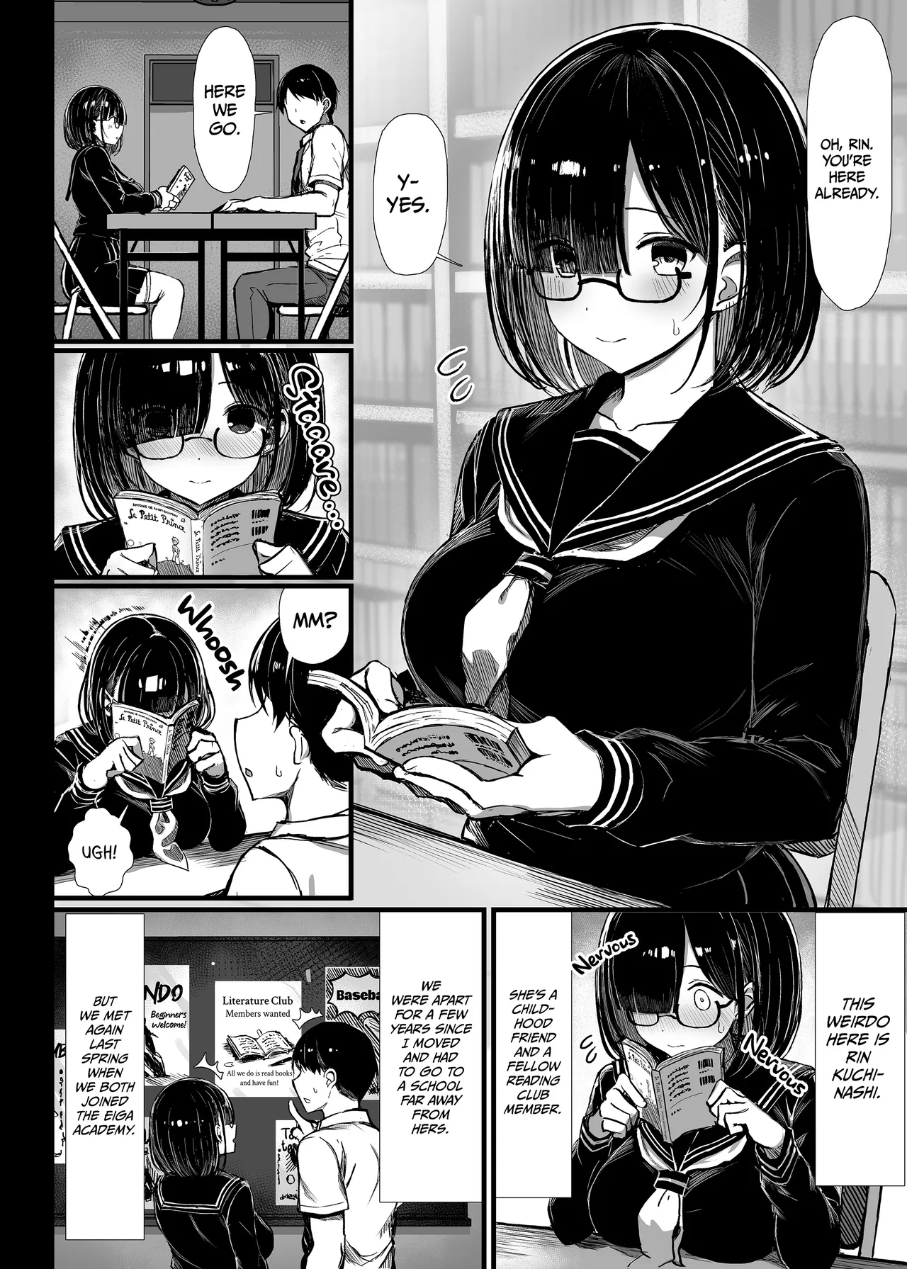 Seiso Kanojo, Ochiru. page 3 full