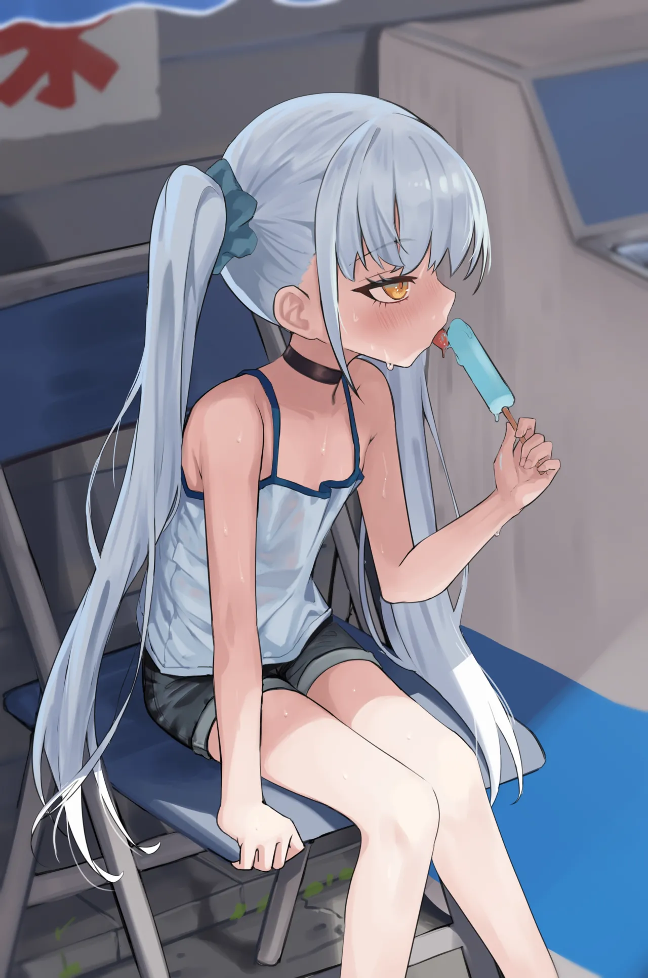 暑すぎるからアイスそしてお風呂！ page 1 full