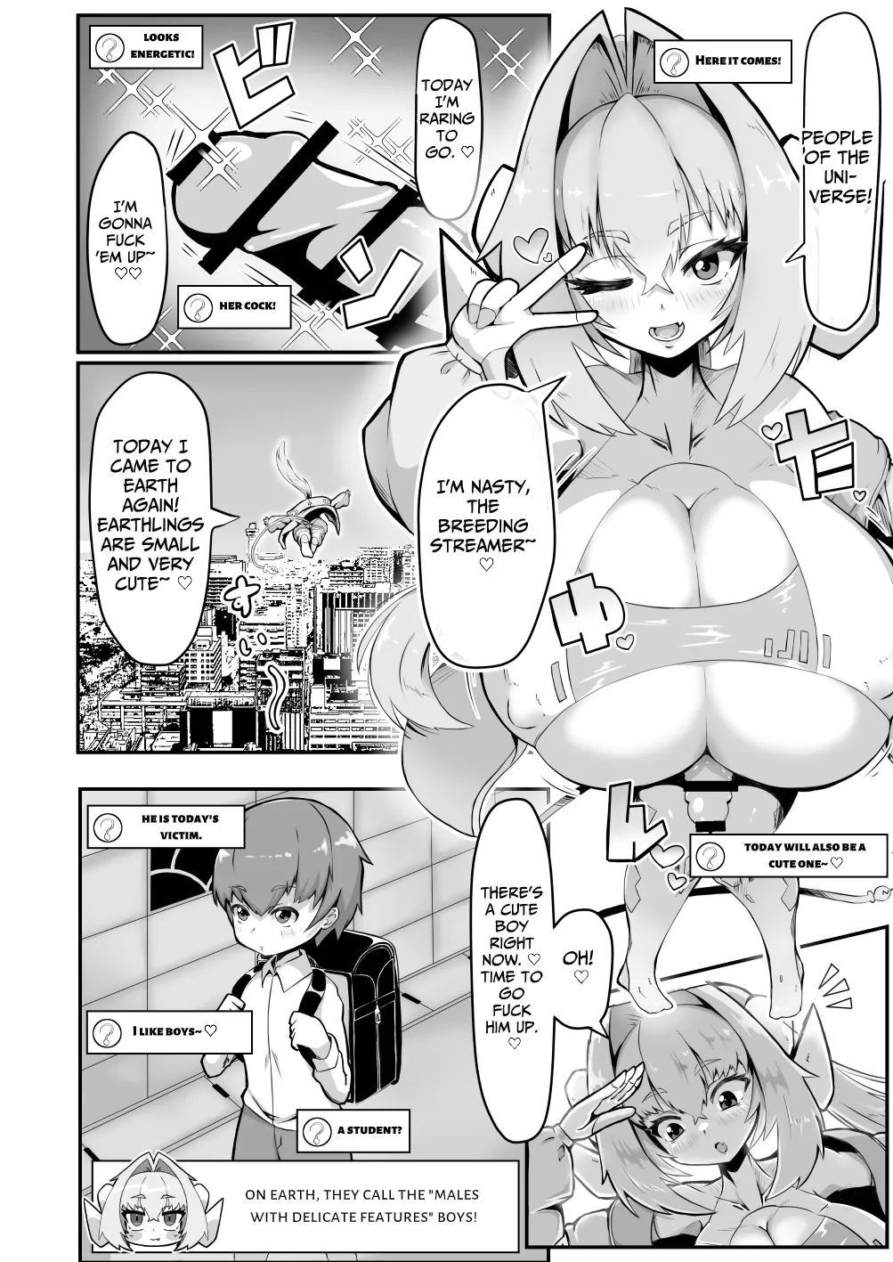 Busty Futanari Alien page 4 full
