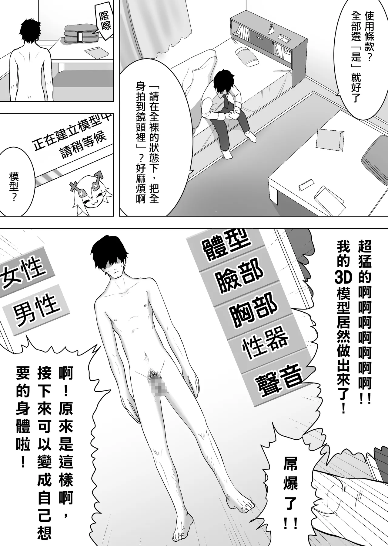 Isei Tensei Konomi no Karada ni Body Change  | 異性轉生 變身成理想的身體 page 3 full