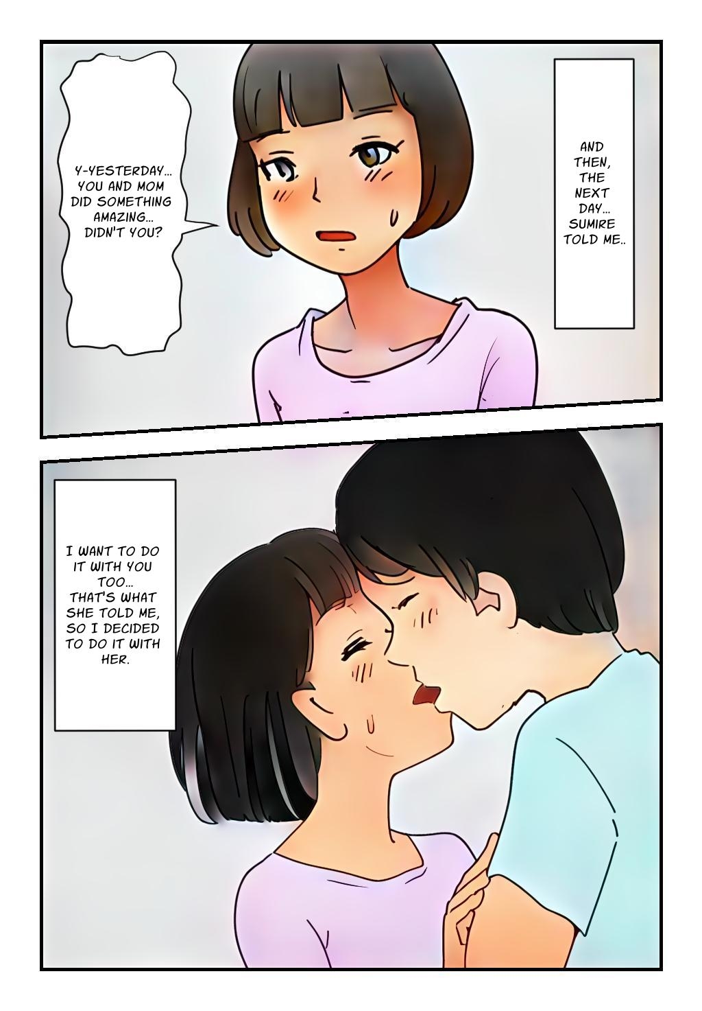 "Kinshin Soukan Taiken" Kateihoukai! Kaa-san to Sex! Imouto tomo Sex! | Broken Household! Sex With My Mother! Also Sex With My Sister! page 10 full