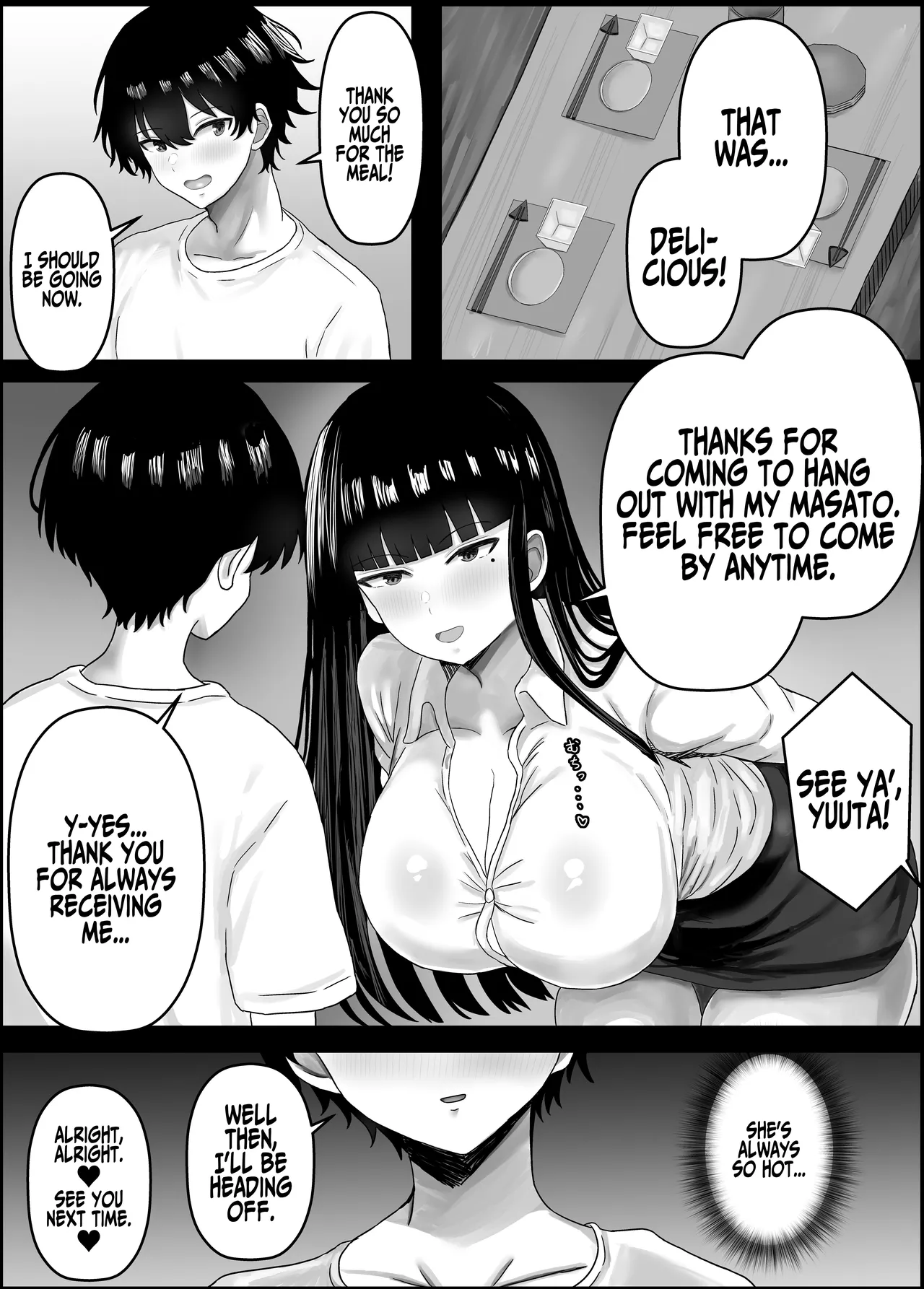 [Hagure Moguri] Boku to Shinyuu no Okaa-san | My Buddy's Mom And Me [English] [Iulius] Hentai - Raw  5