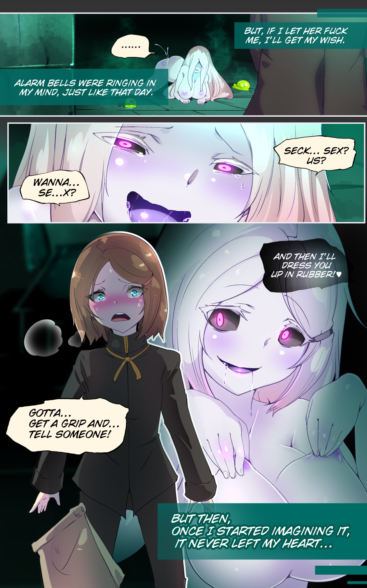 淫らな邪心を見抜かれてキミがTS淫魔に堕ちるまんが-淫光月下のカンセンミダラ- page 5 full