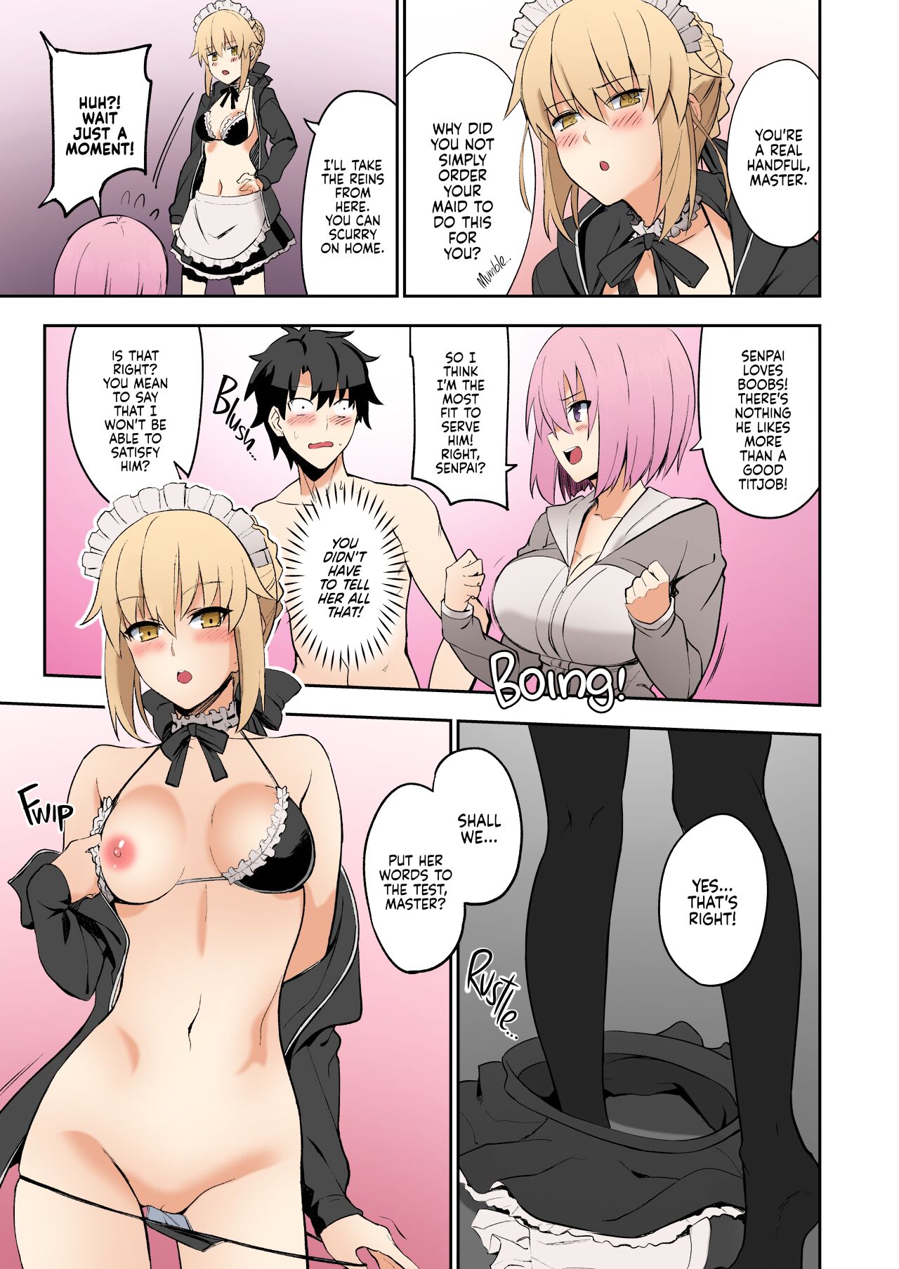 Maid to Kouhai Dochira ga Okonomi? | MAID vs KOUHAI: Which Do You Prefer? page 7 full