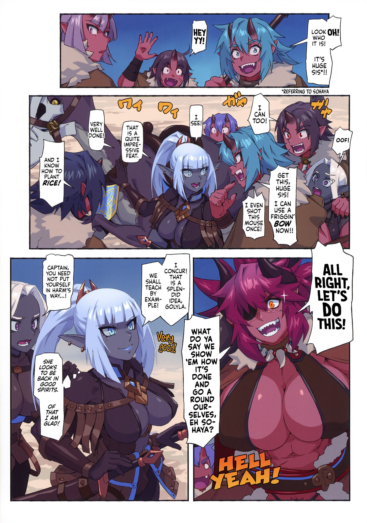 Ogre tai Dark Elf III | Ogre Vs Dark Elf 3 page 6 full