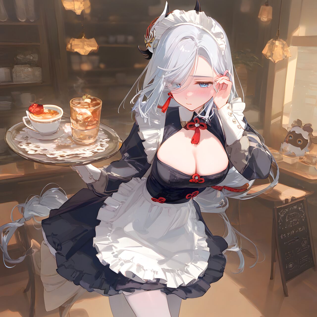 Maid uniform shenhe page 3 full