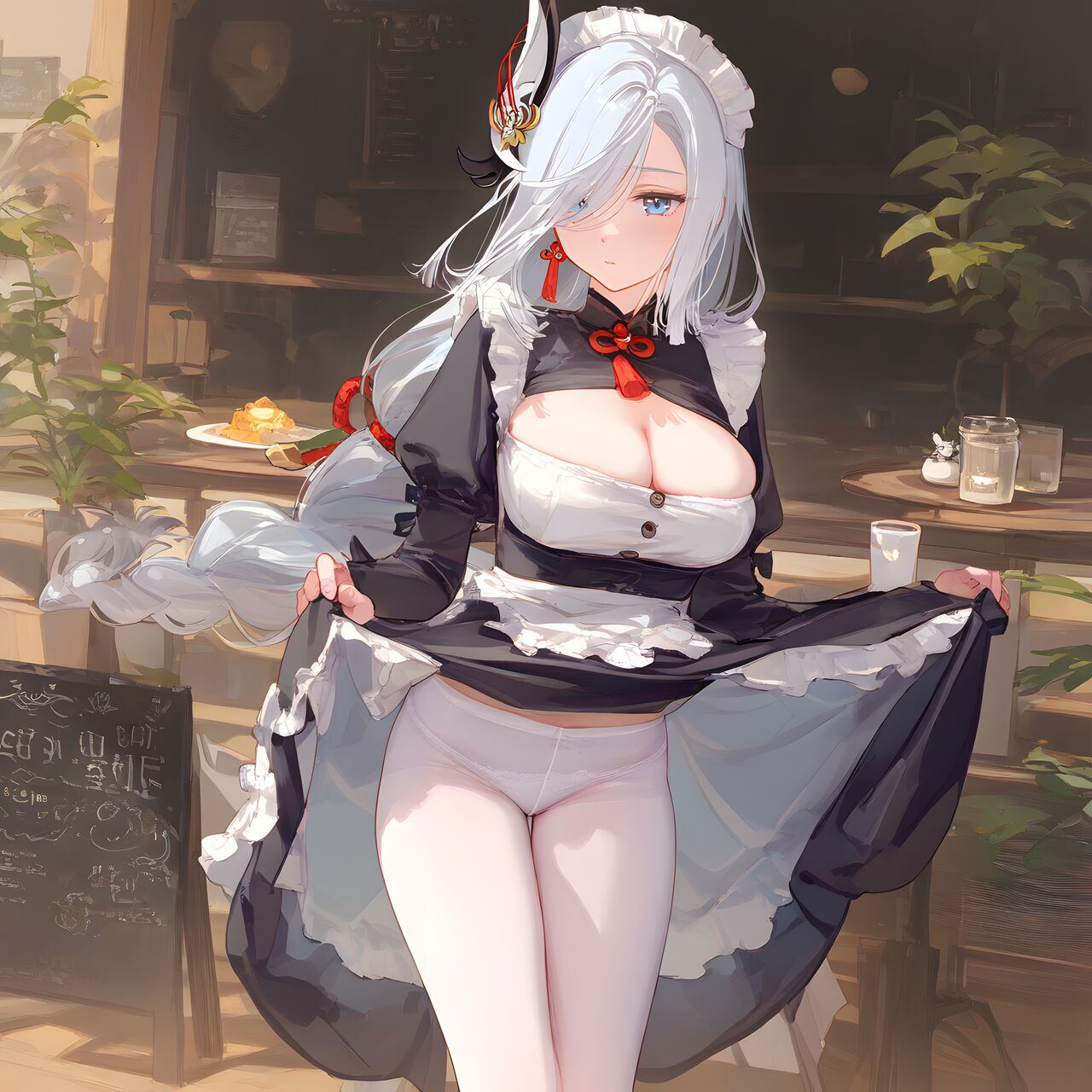 Maid uniform shenhe page 8 full