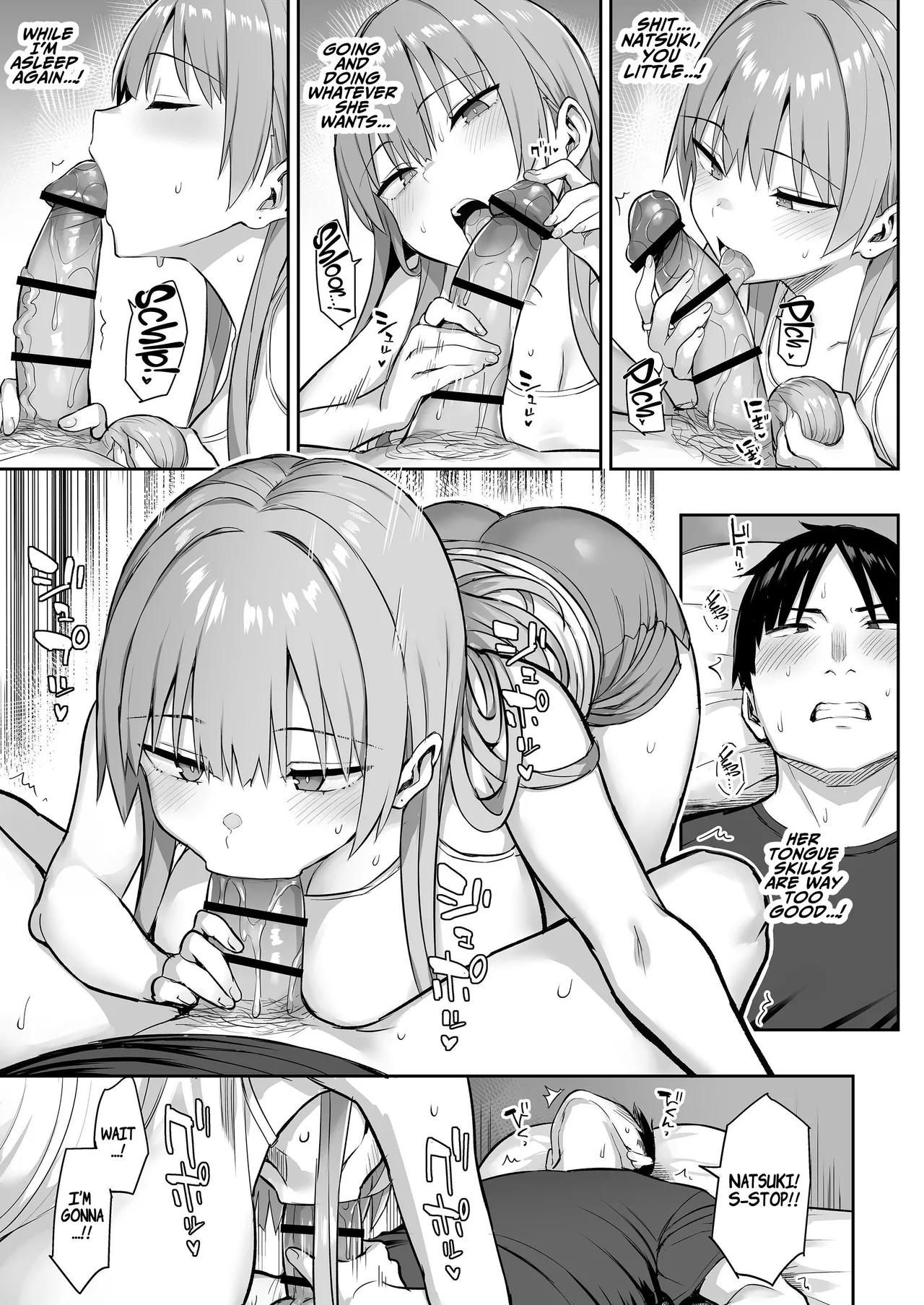 Moto InCha no Kyonyuu Yariman Imouto ga Erosugite, Onii-chan wa Mou...!! 4 | I Can't Handle My Former Bookworm Little Sister Now That She's a Slut! 4 page 9 full