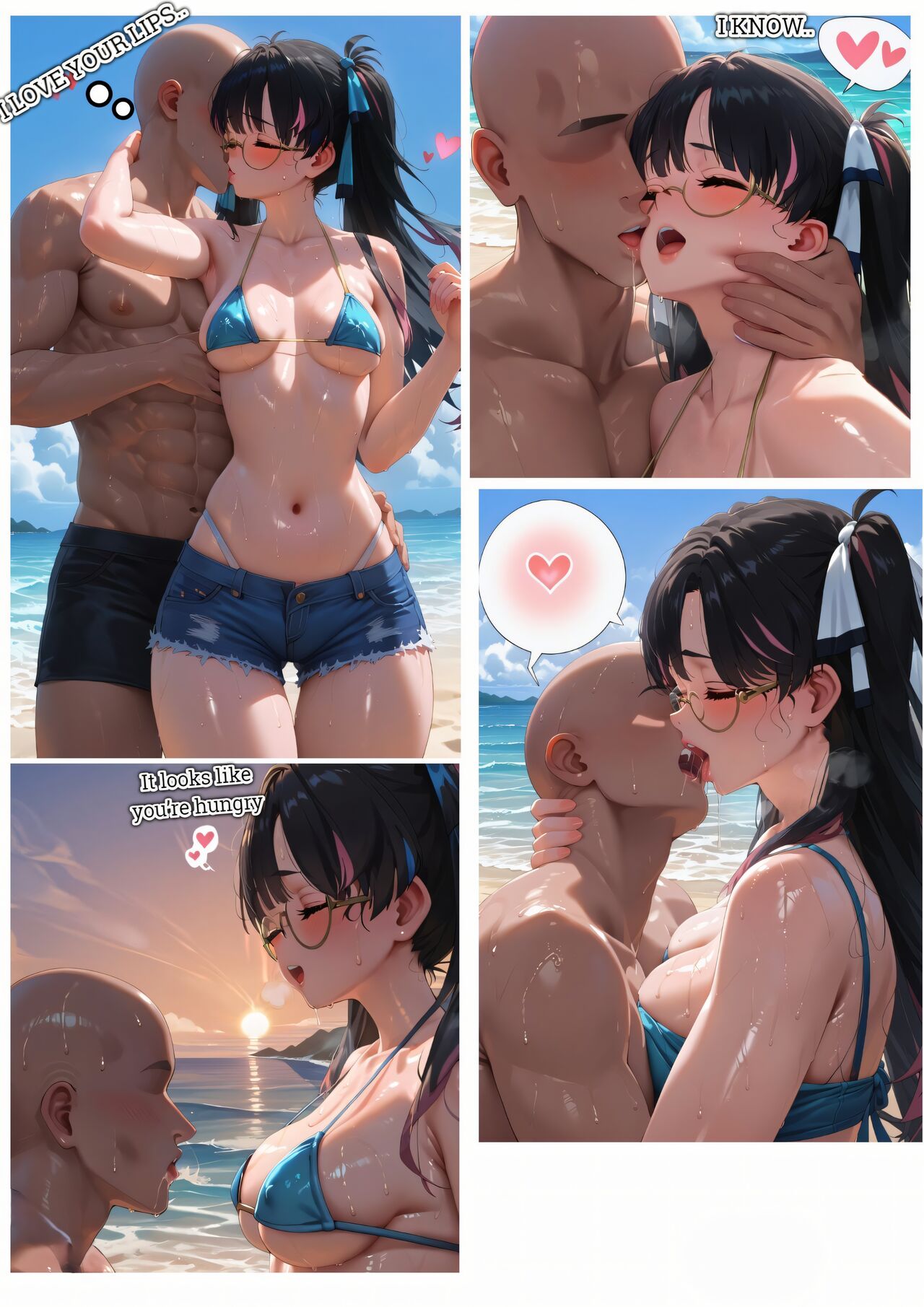 Enjisd  Zezhi Beach Day comic page 2 full