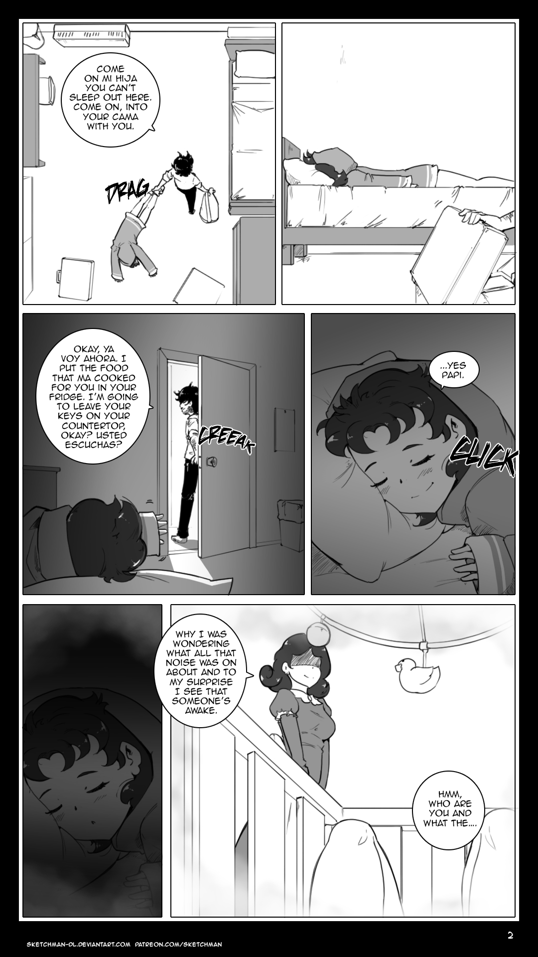 Sketchman new comic page 2 full