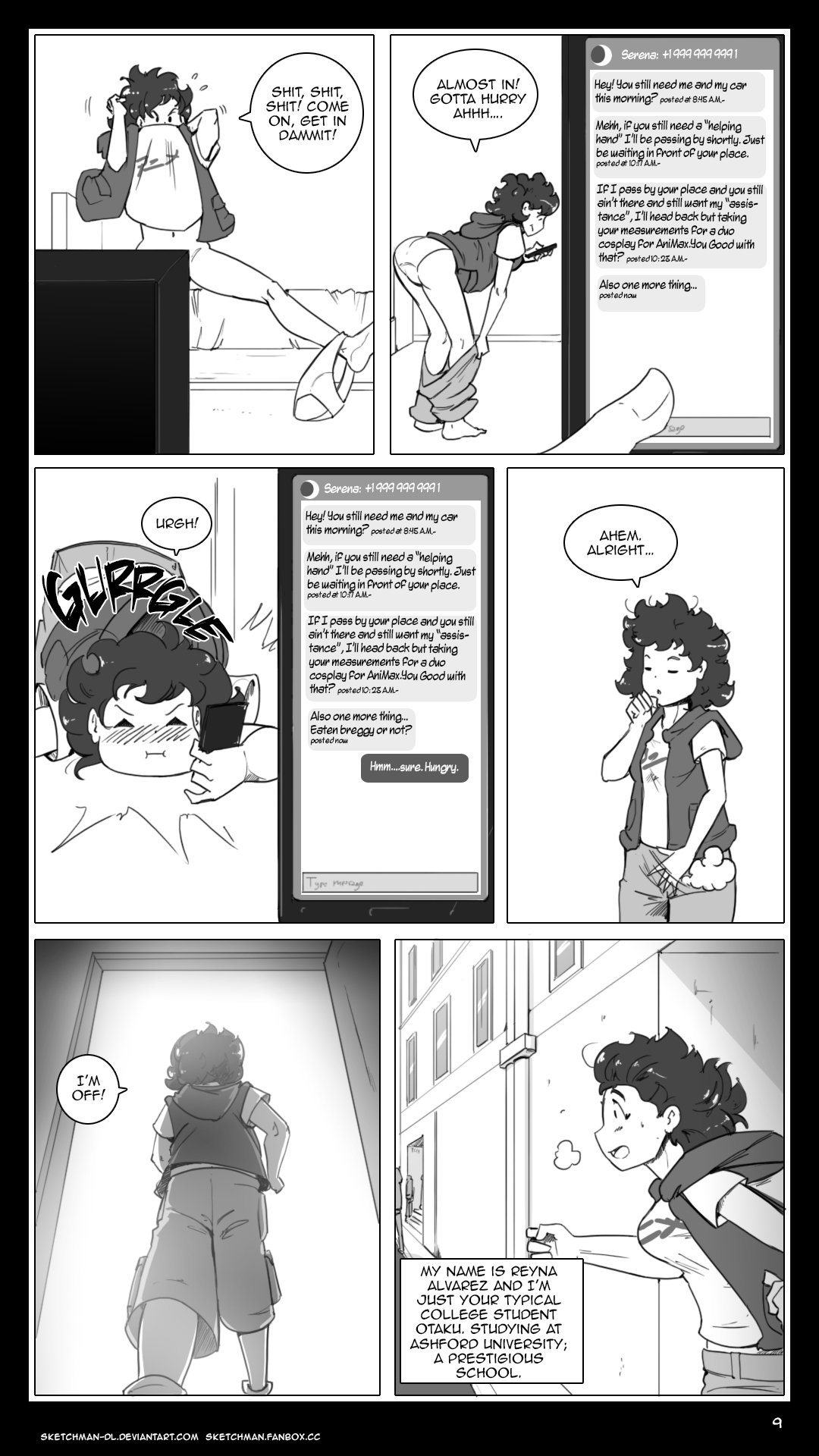 Sketchman new comic page 9 full