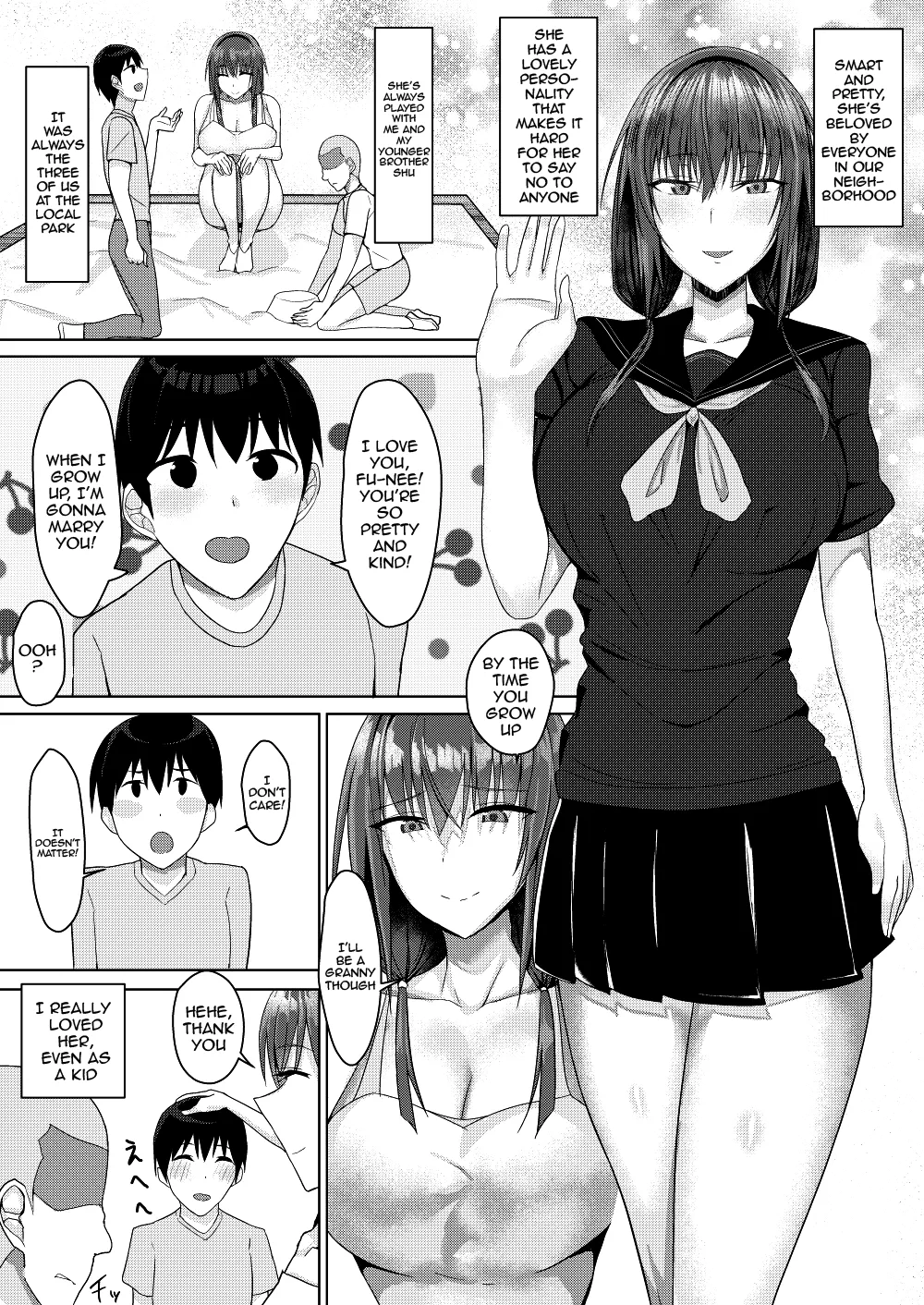 Zutto Akogare datta Tonari no Ie no Onee-chan ga Otouto to Yatteta | The Older Girl Next Door Whom I Had Feelings For Was Fucking My Little Brother page 3 full