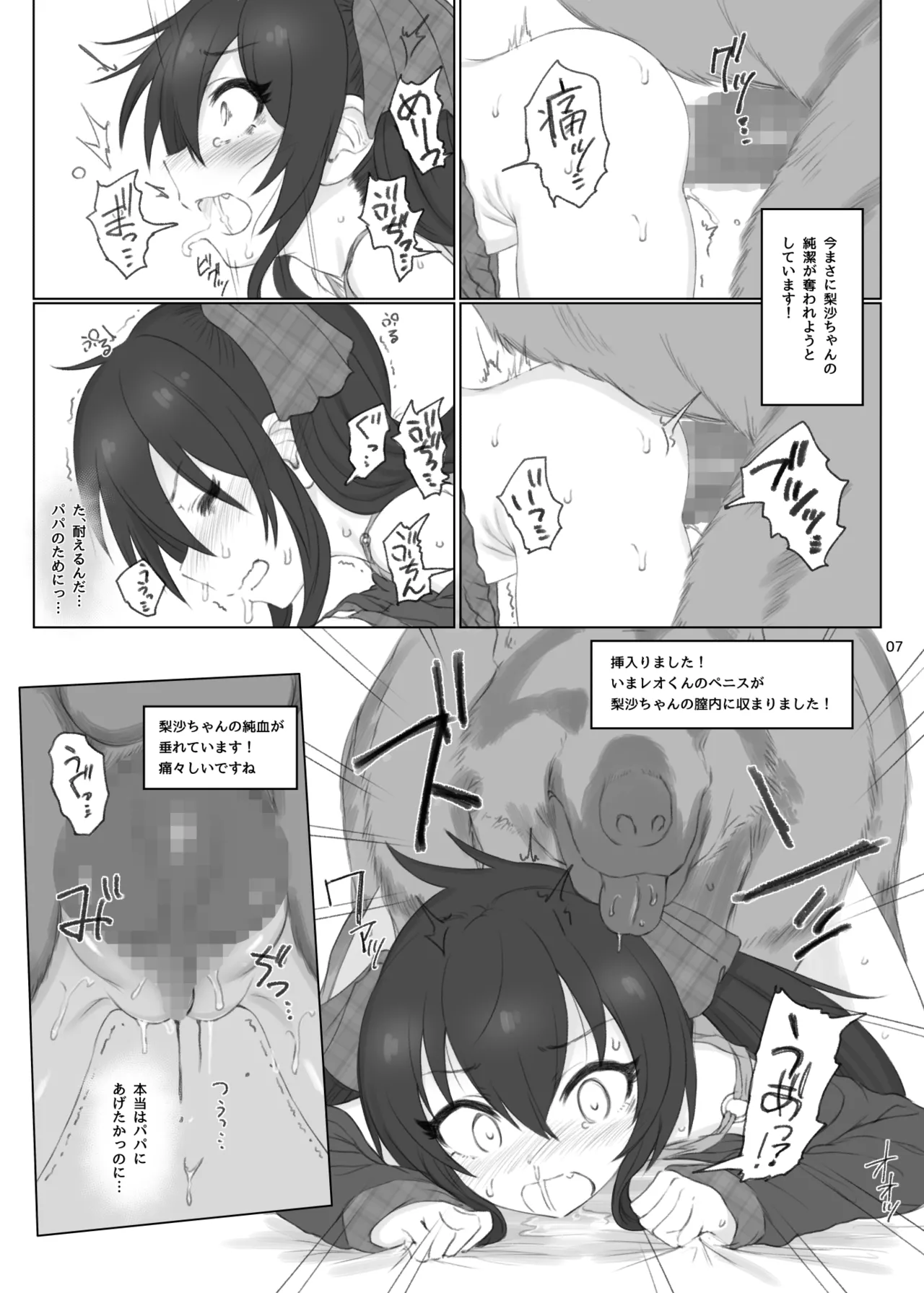Matoba Risa-chan de Manabu Doubutsu no Koubi page 6 full