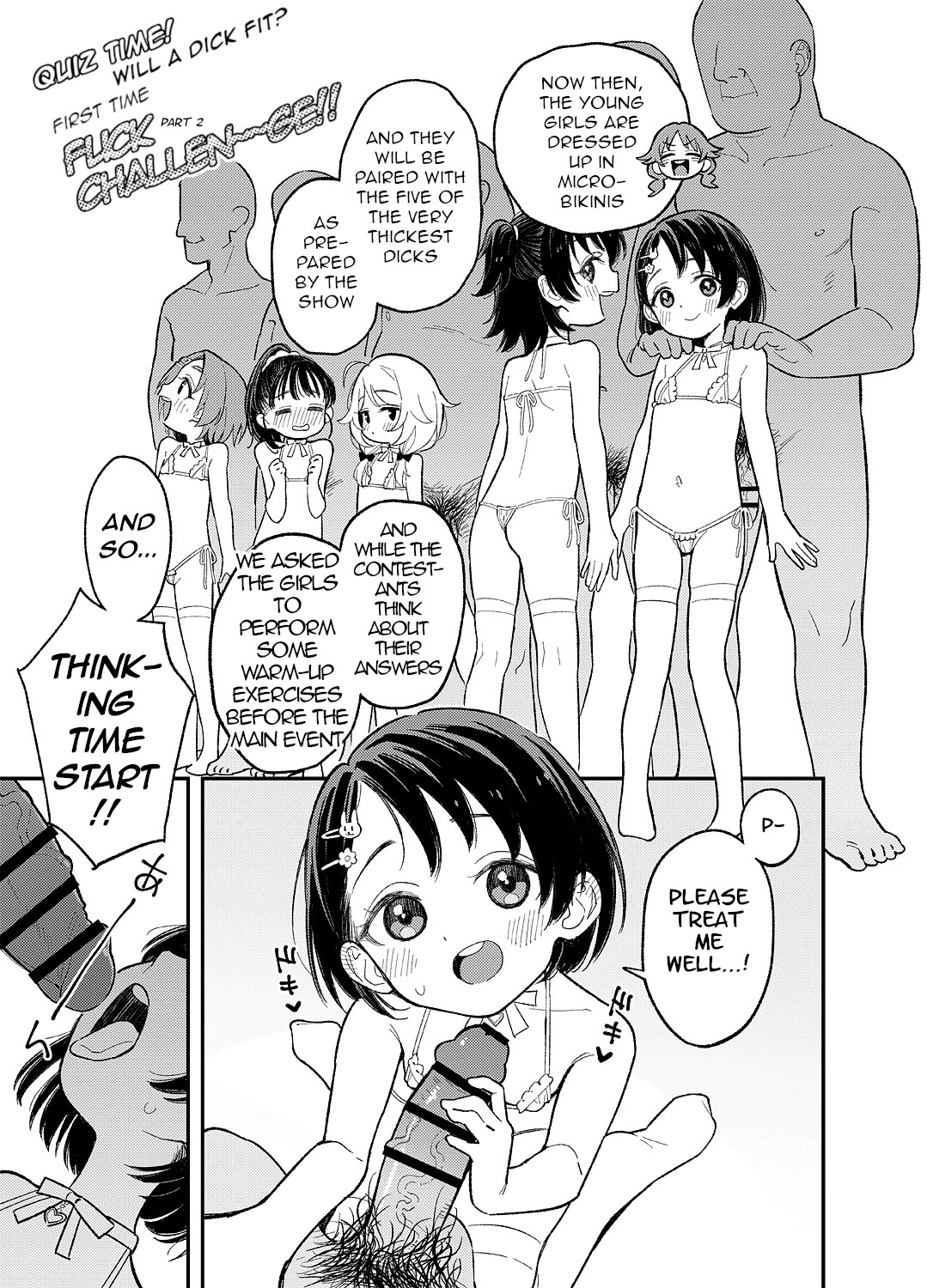 Quiz! Ochinpo Hairu kana? Hajimete no Hamehame Challeeeenge!!​ Part 1-3 page 6 full