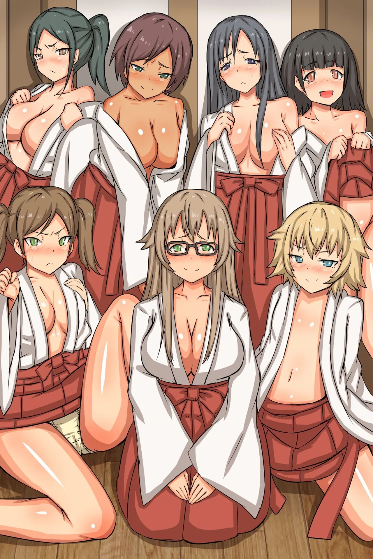 中出し祈願!ハーレム神社～えっちな巫女さんと参拝でイクっ!～ page 2 full