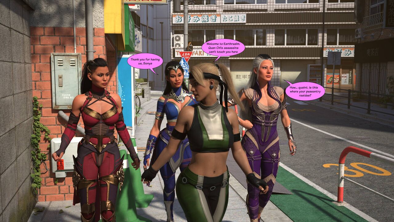 Kombat Girls page 1 full