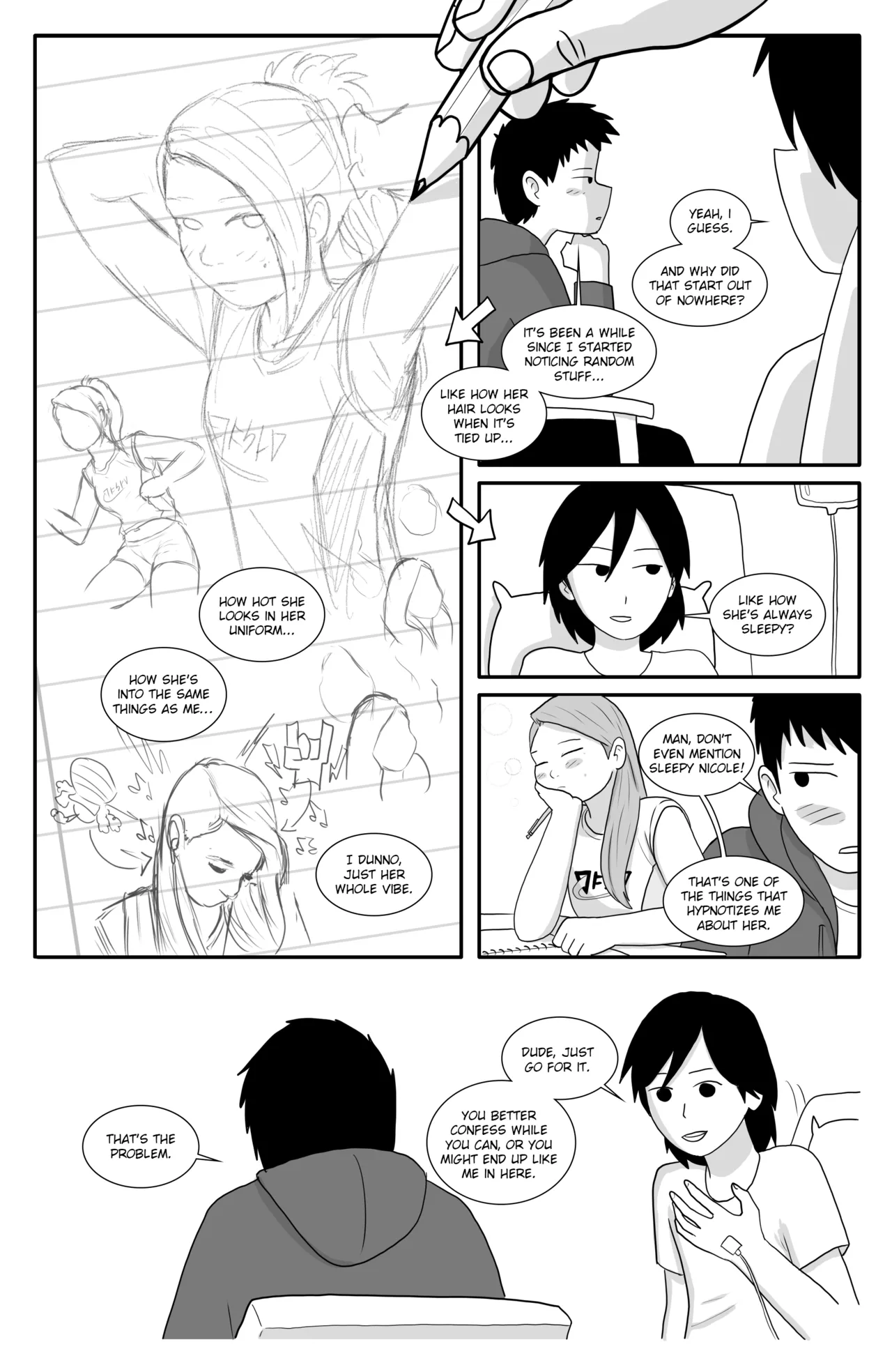 Classroom Fantasies - Chap 3: Lovesick page 4 full