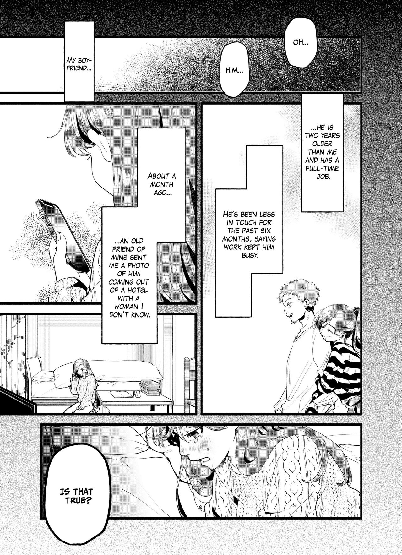 Boku to Mitosaka wa, Kyou dake Shinyuu ja Nai｜Just This Evening, We Are Not Best Friends page 9 full