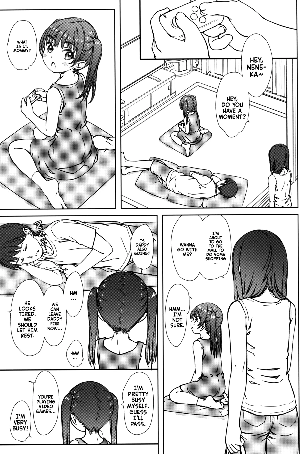 Mama ni wa Naisho no... | Don't tell mommy... page 3 full