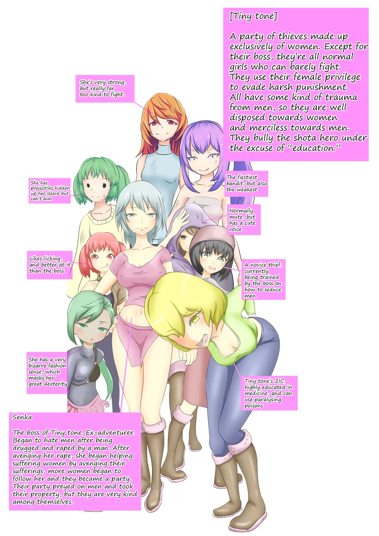 A story about a hero being defeated by a female thief page 3 full