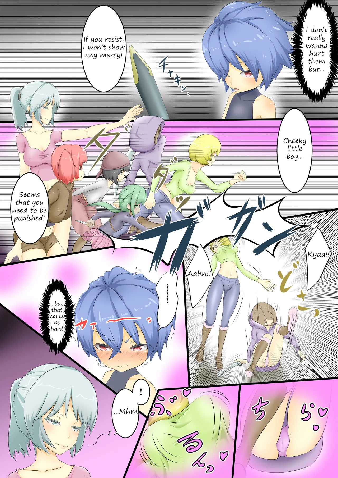 A story about a hero being defeated by a female thief page 5 full