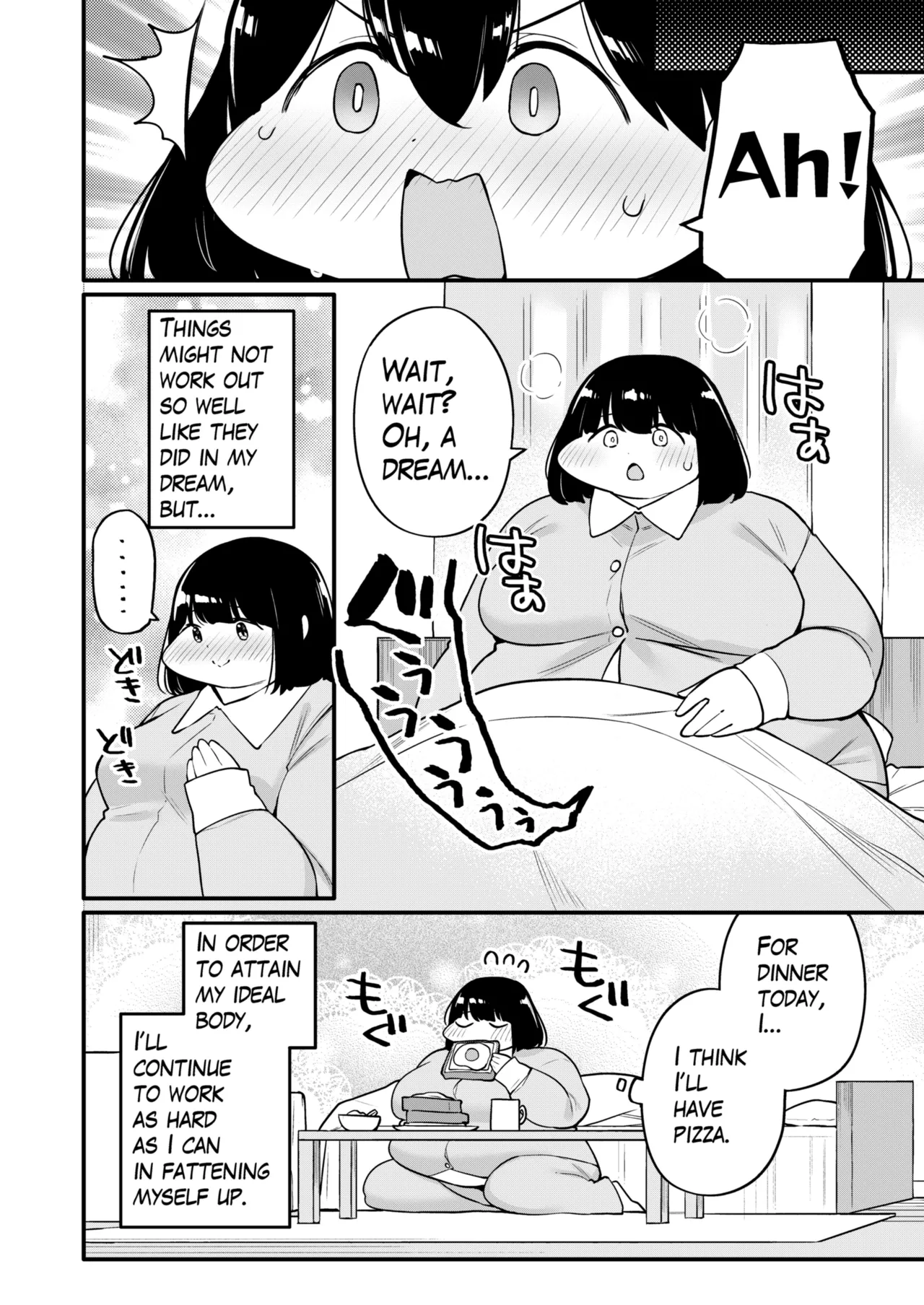 Ayano's Weight Gain Diary: Dream! page 8 full