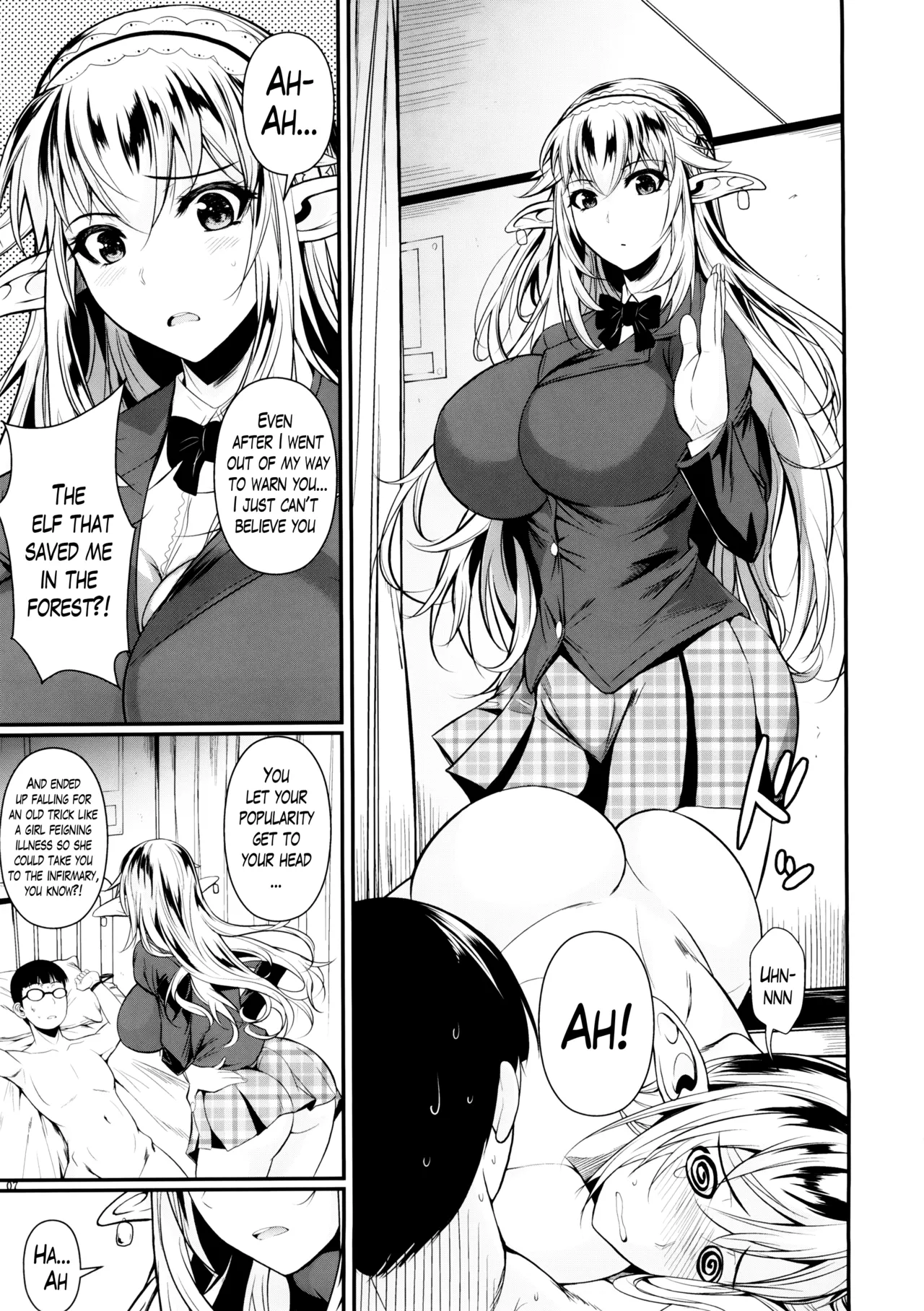 High Elf x High School page 8 full