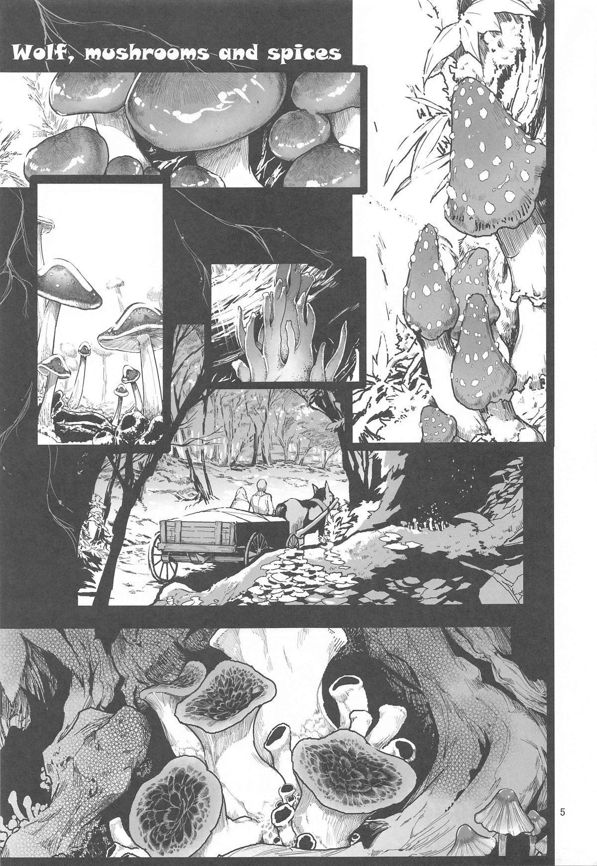 Ookami to Kinoko to Koushinryou - Wolf,mushrooms amd spices page 4 full