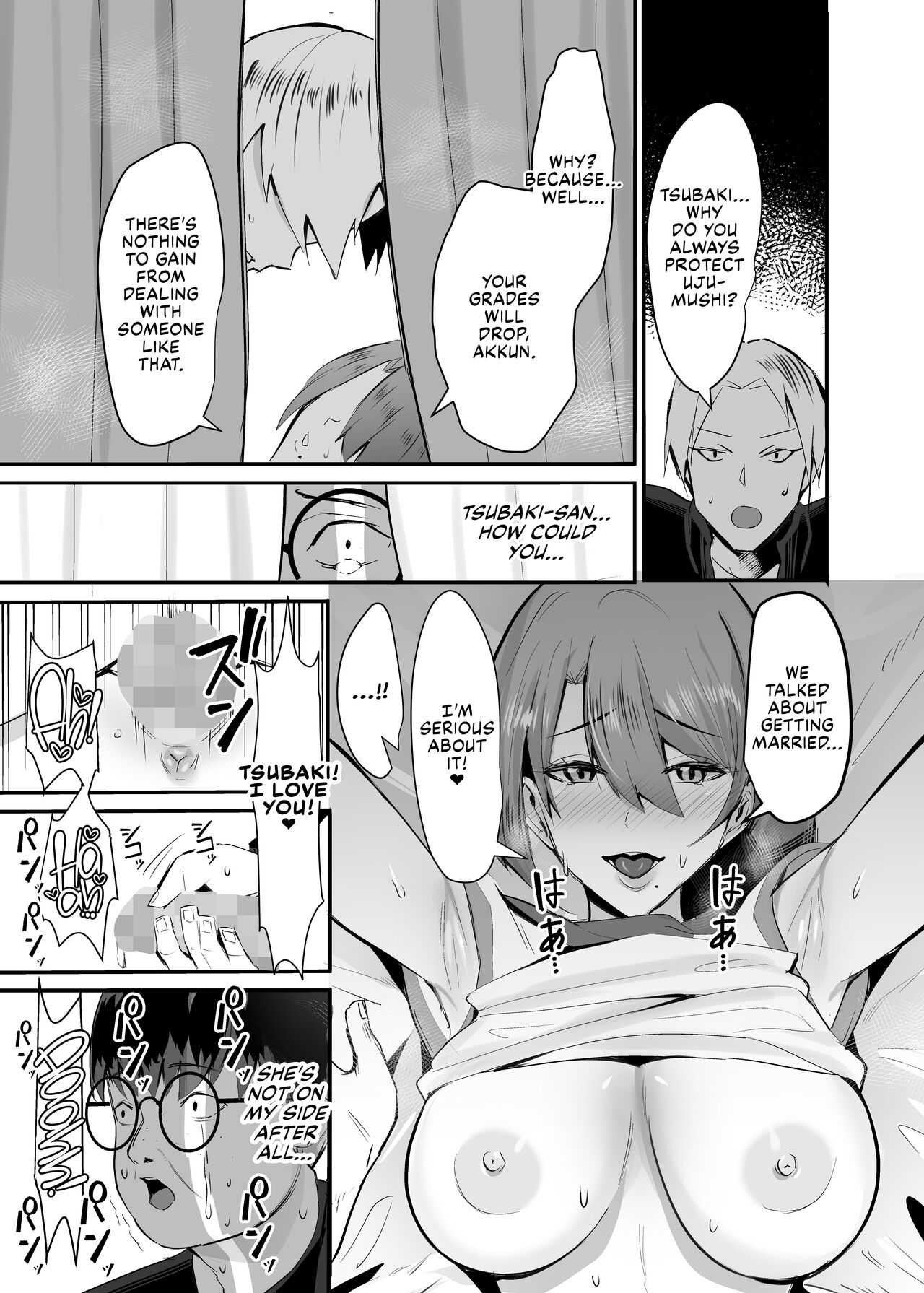 Fukushu NTR <Okaseri Kaeshi Tatsuri Kaeshi> ~Mou Gamannarane! Oyako Soutte Baka na Otoko to Taukiae Iyakatte!~ page 6 full