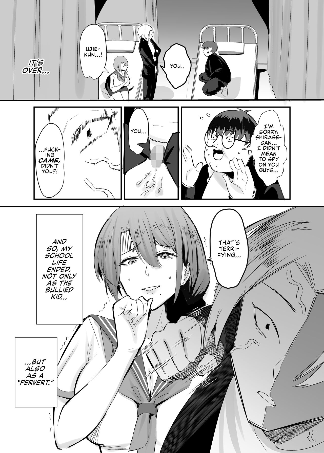 Fukushu NTR <Okaseri Kaeshi Tatsuri Kaeshi> ~Mou Gamannarane! Oyako Soutte Baka na Otoko to Taukiae Iyakatte!~ page 8 full