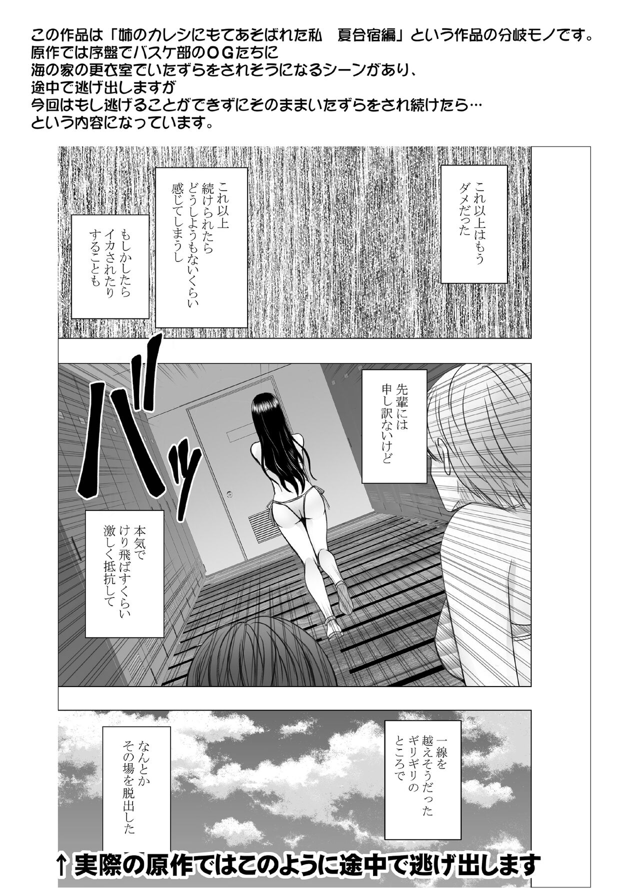 Fantia Gentei「 Basuke bu no OG tachi ni moteasobareta watashi」①～④ page 1 full