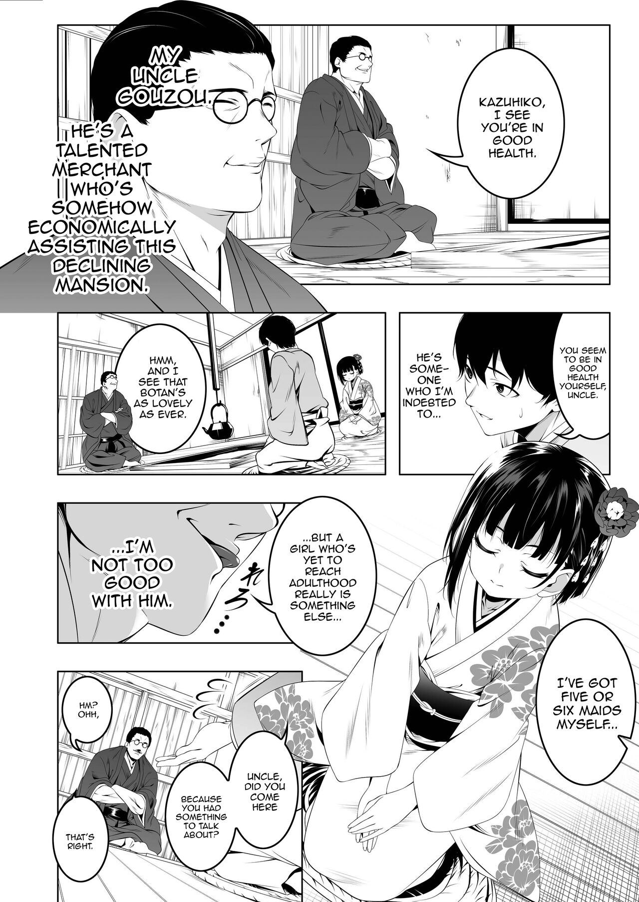 Koushoku no Chuugi Kunoichi Botan page 9 full