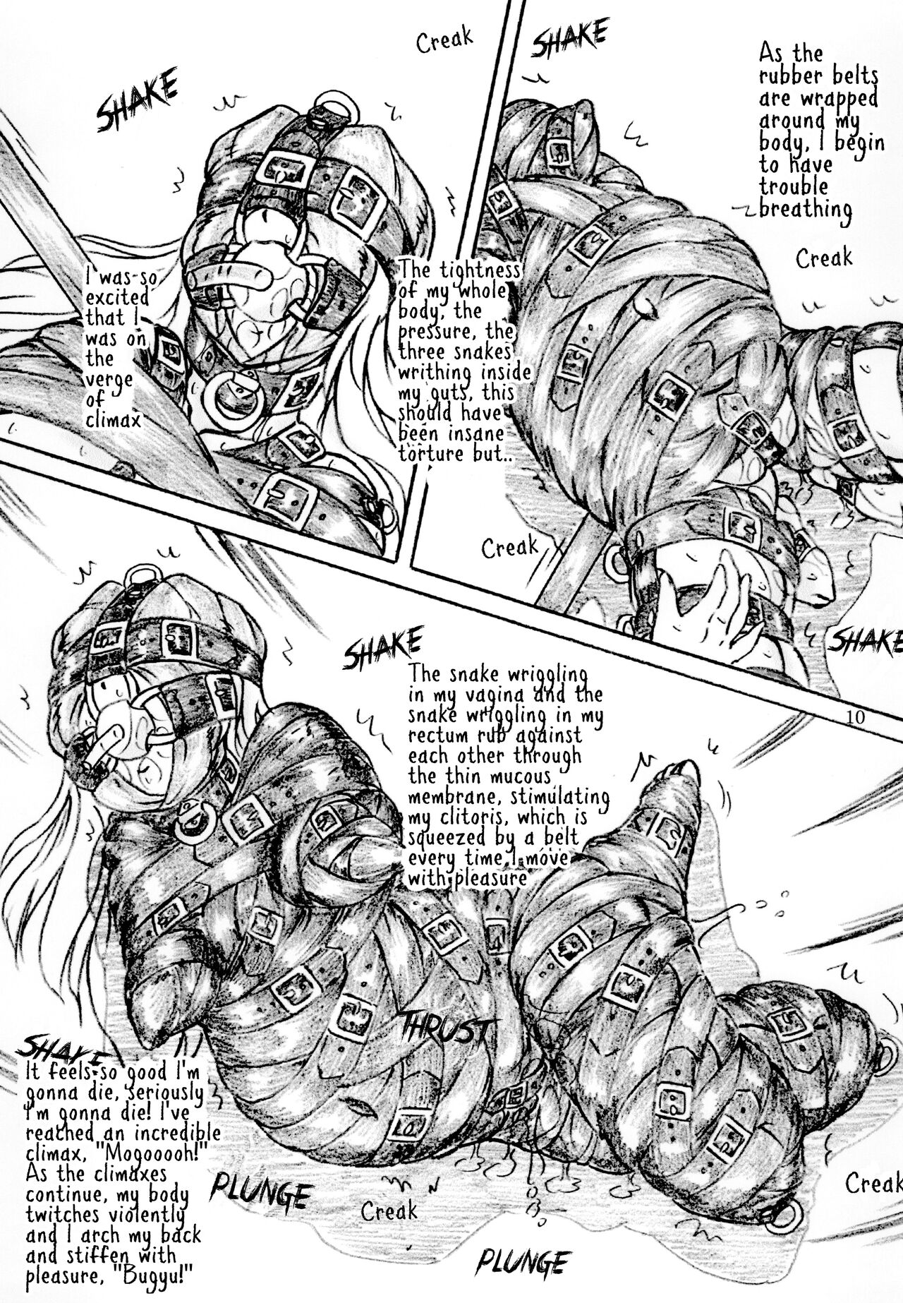 Joshidai nama zenshin kōsoku naizō kakuchō kyōsei zetchō | College girl fully restrained internal organs expanded forced to climax page 10 full