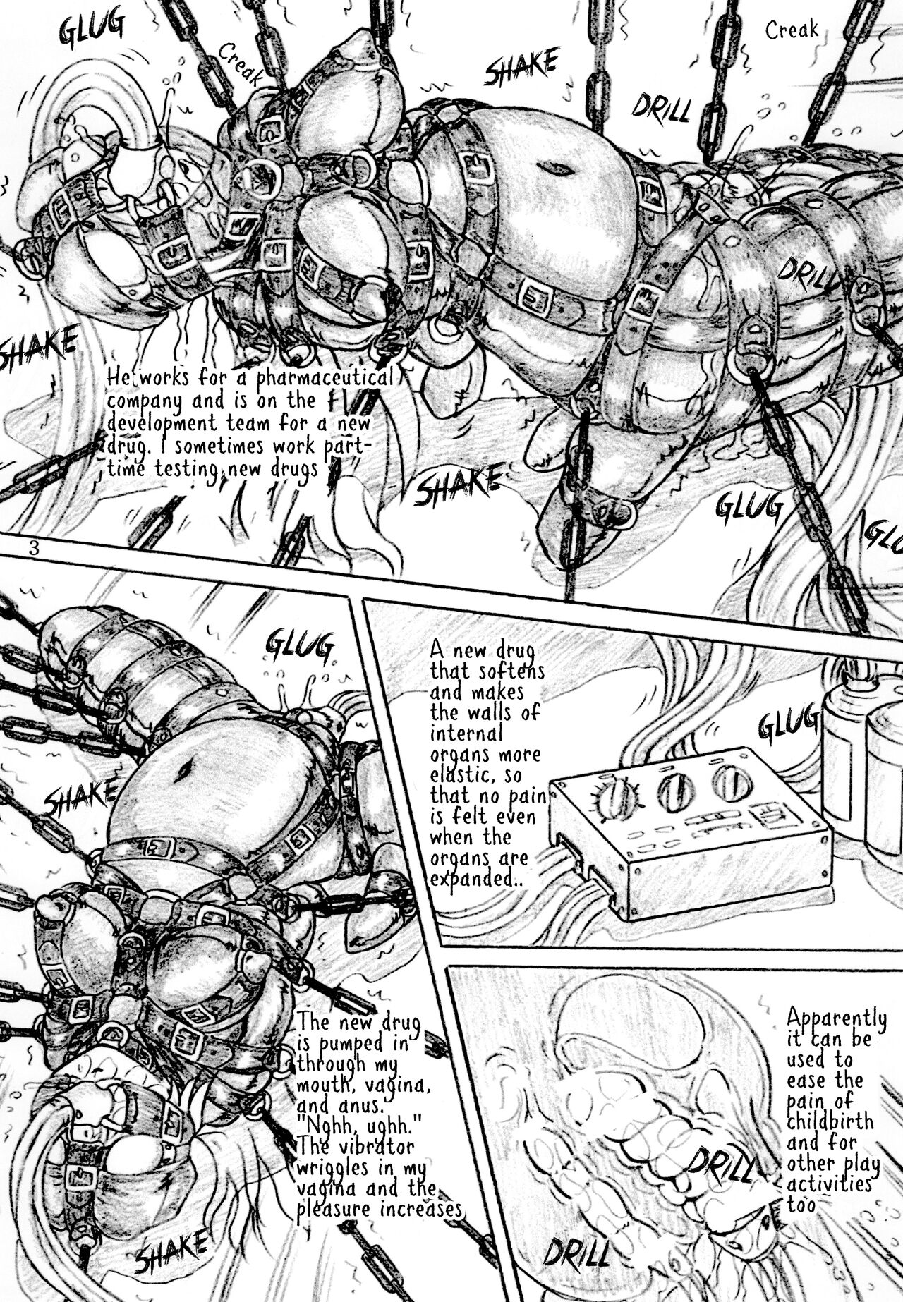 Joshidai nama zenshin kōsoku naizō kakuchō kyōsei zetchō | College girl fully restrained internal organs expanded forced to climax page 3 full