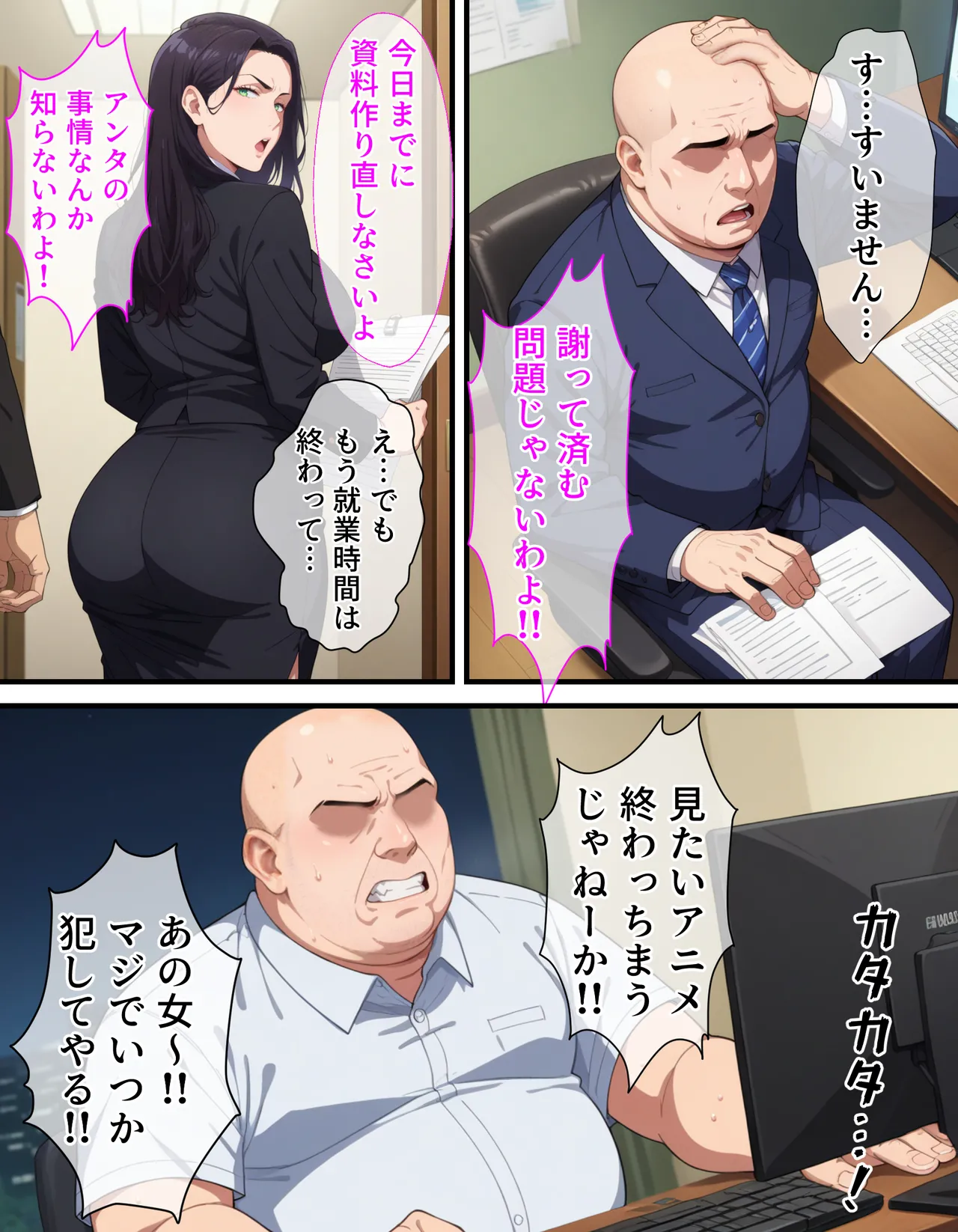 催●おじさんに支配された女〜完堕ち上司編 page 4 full