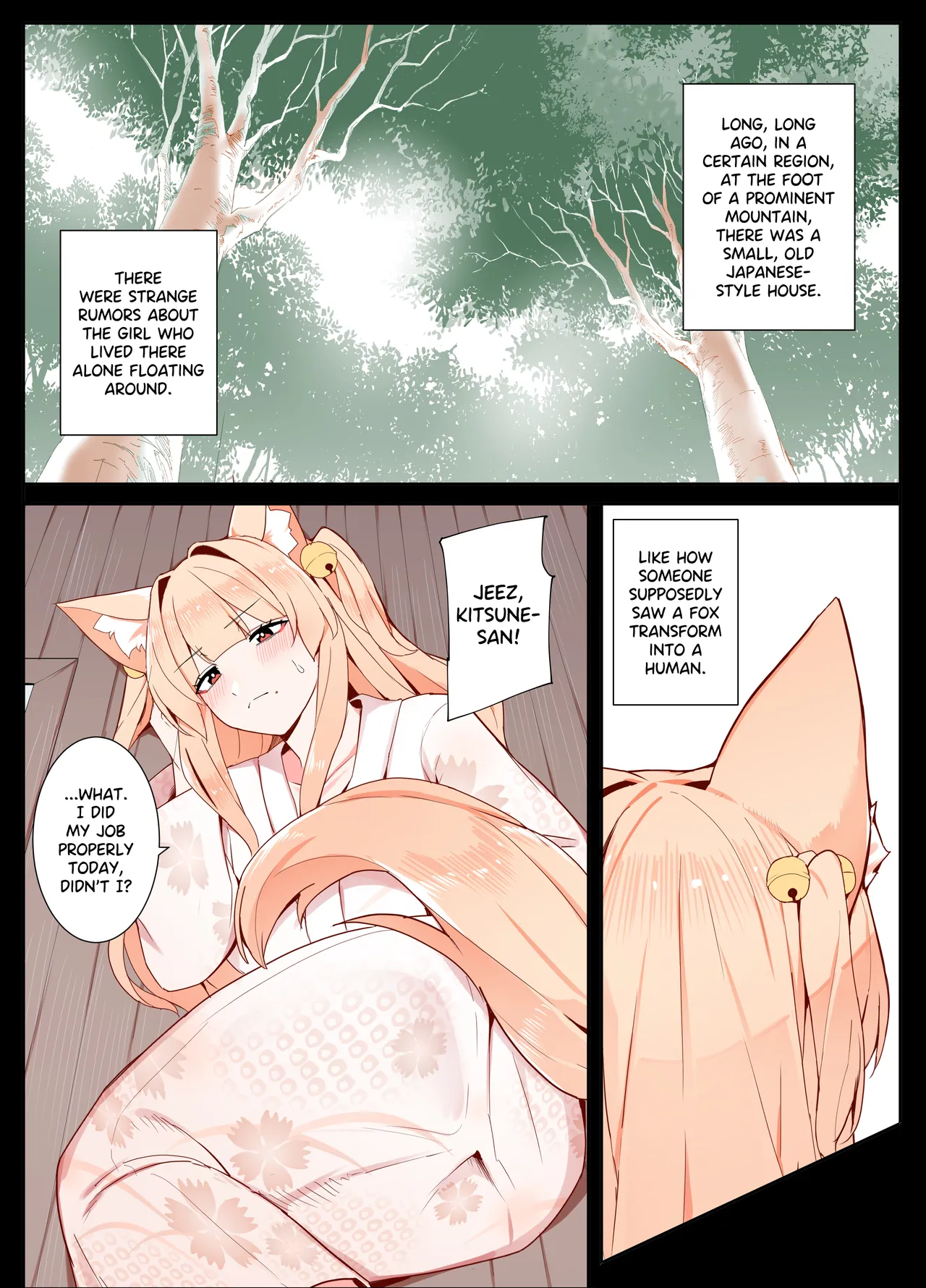 Okitsune-san to Issho | Life with Kitsune-san page 1 full