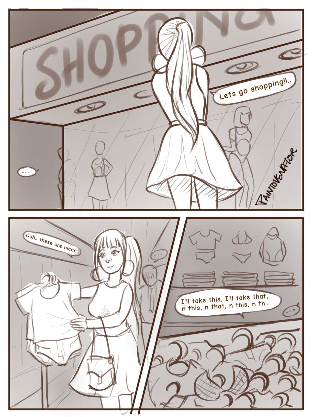 Luna goes shopping page 3 full