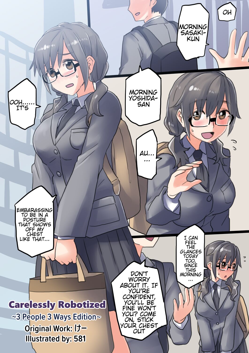 Keisotsu ni Robotto-ka Sansha Sanyou-hen | Carelessly Robotized 3 people 3 ways edition page 1 full