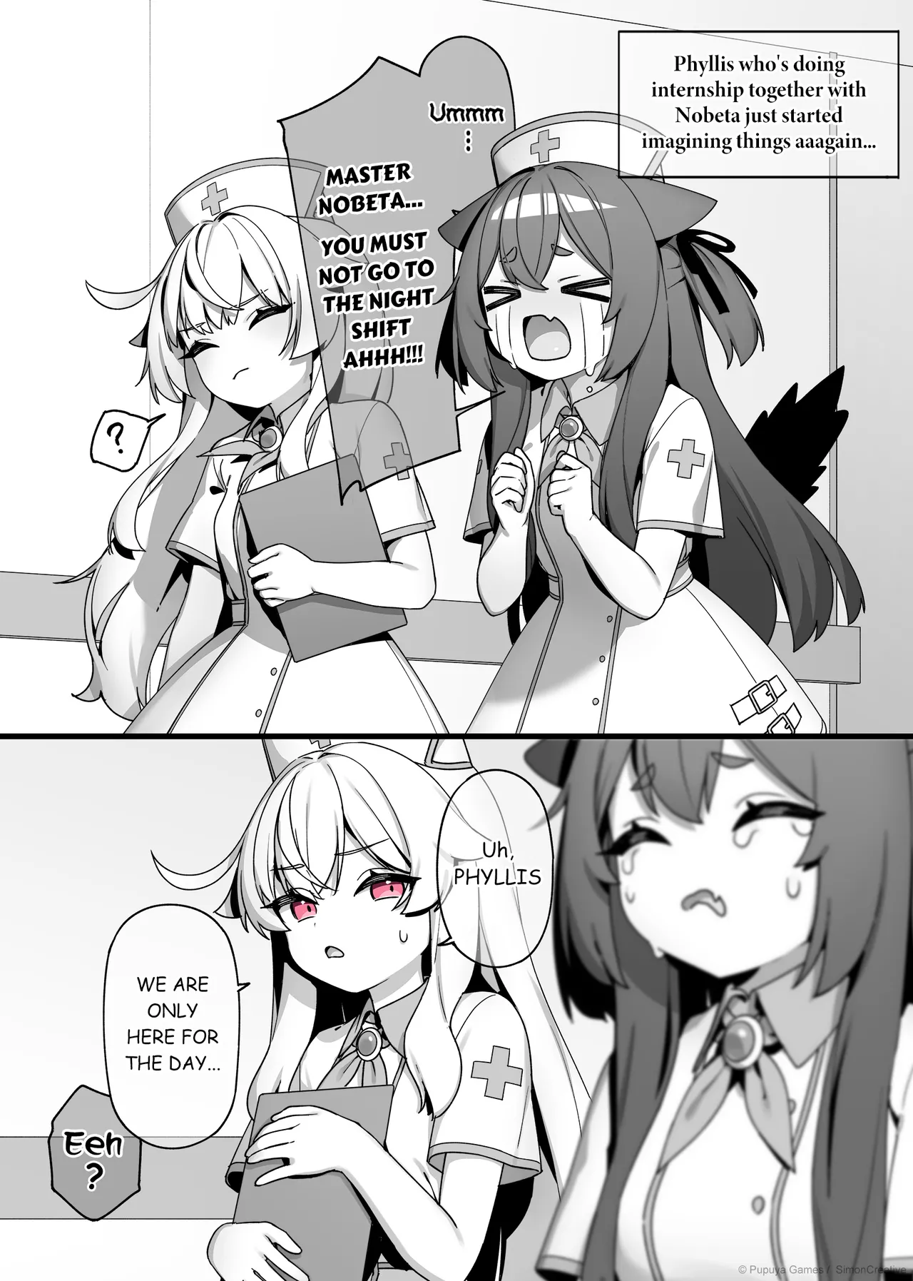 LIttle Witch Nobeta - Nurse Doujin - English page 6 full