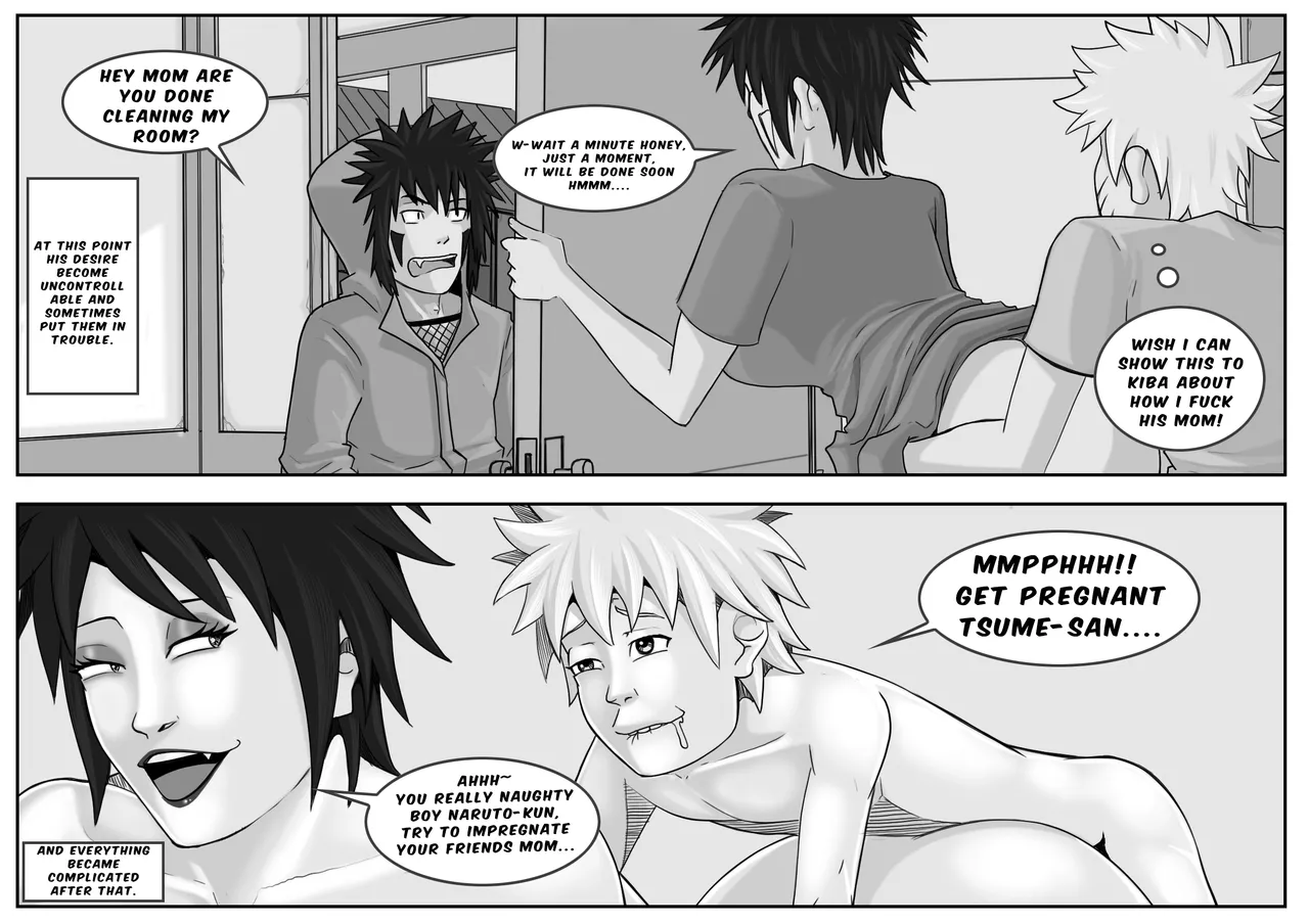 Tsume inuzuka and uzumaki naruto 18+ story page 9 full