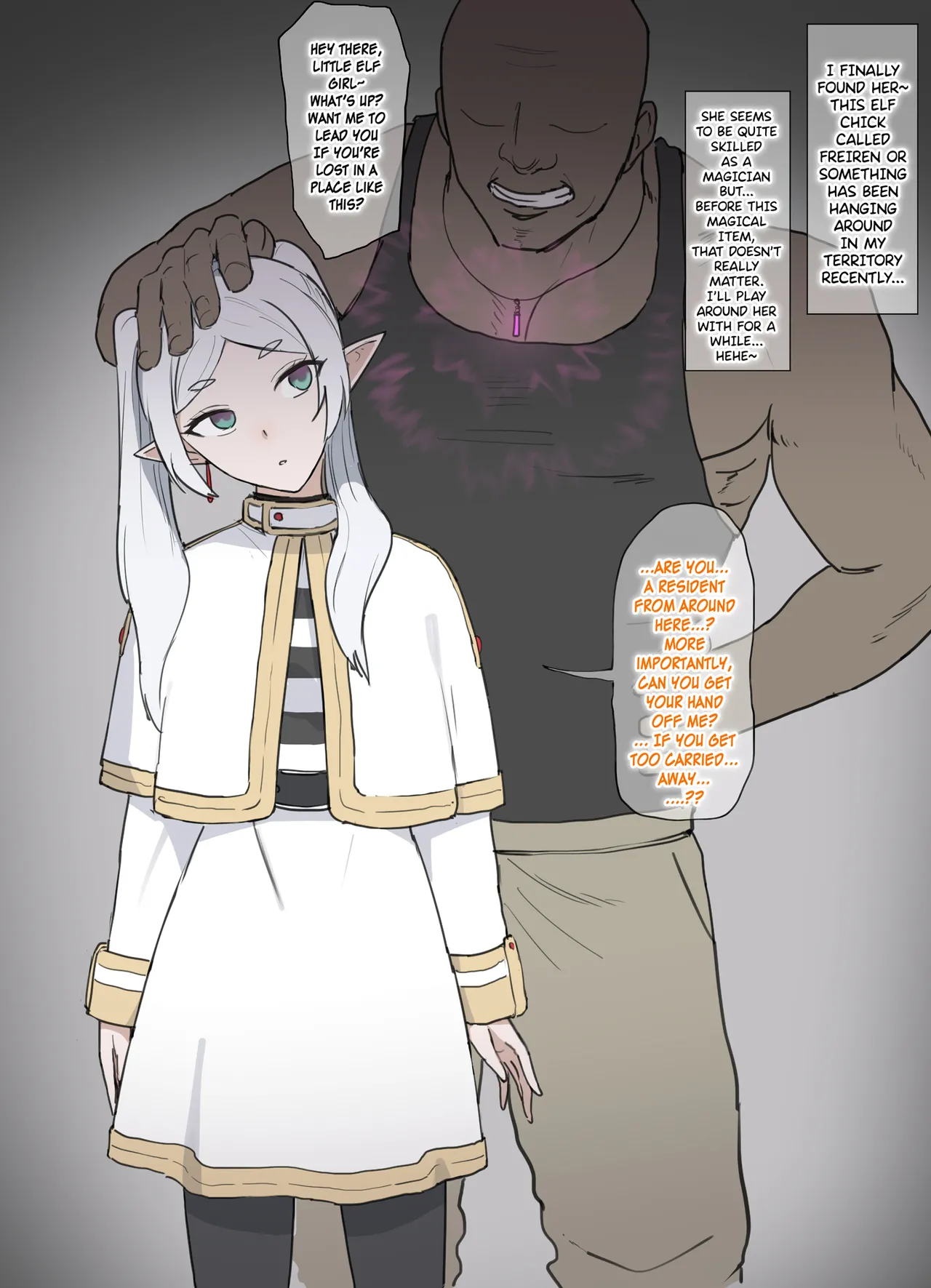 Frieren mahō dōgu de shihai sare kairaku ochi page 1 full