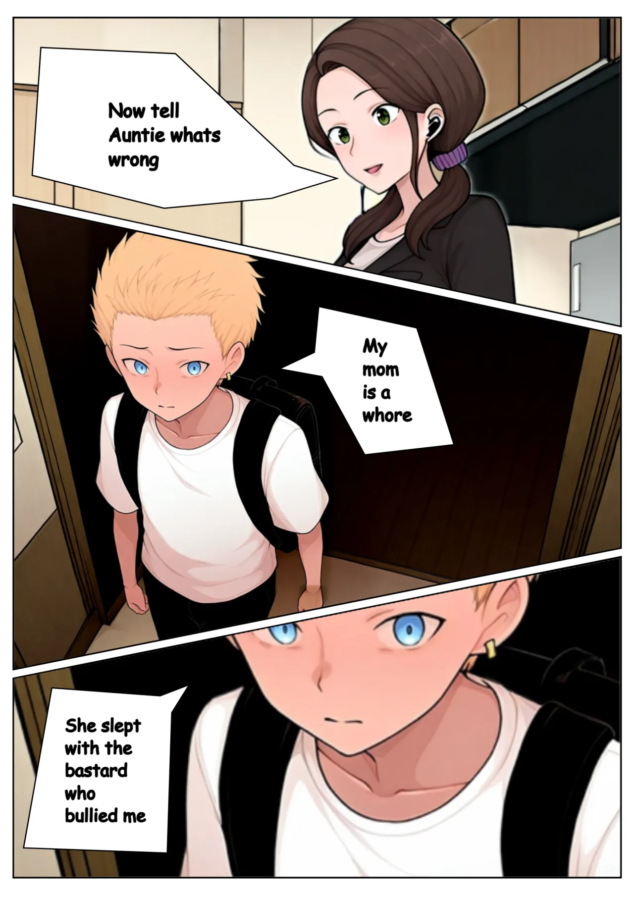 Kokujin No Tenkousei - Auntie's Intervention page 4 full