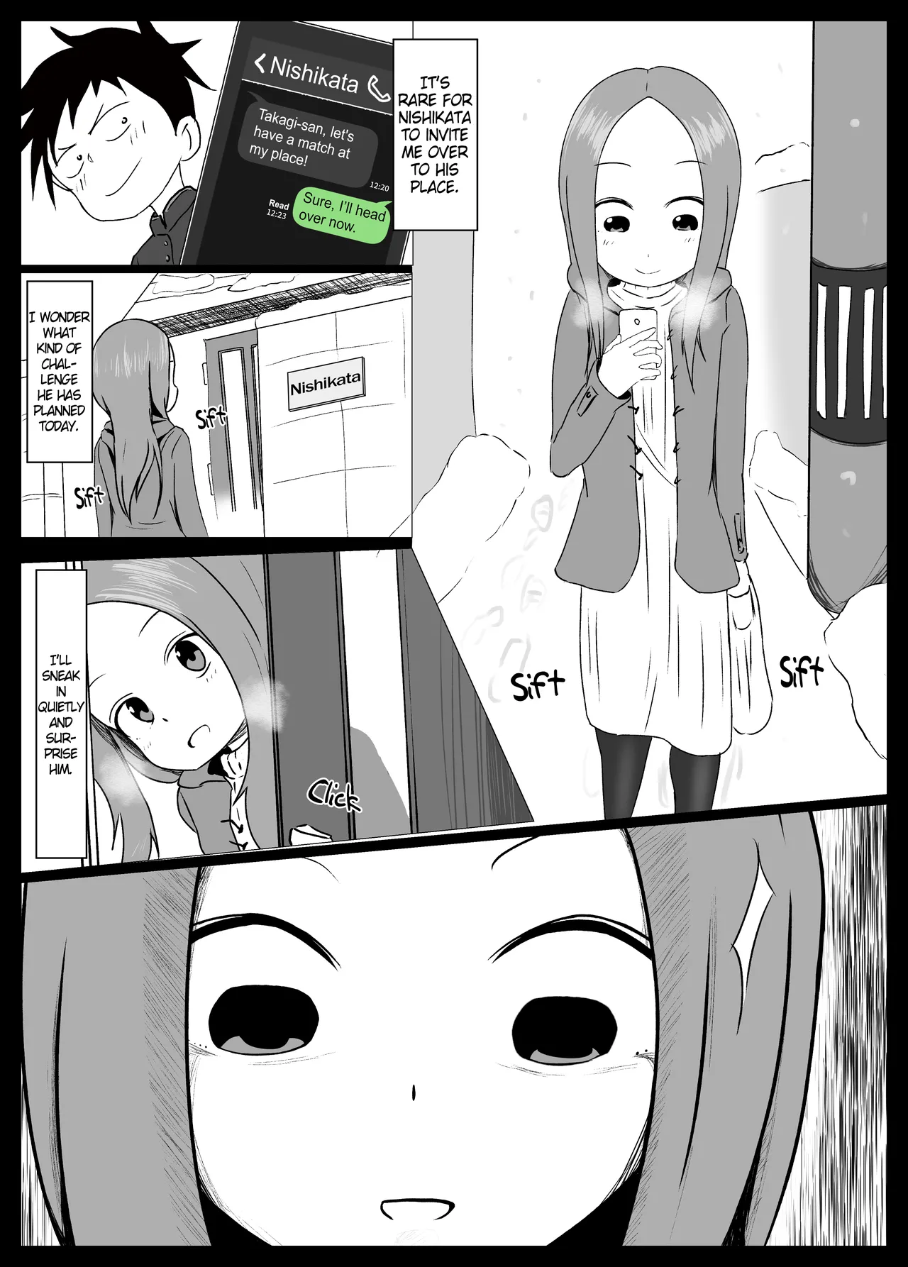 Houjou-san ni Nishikata o Netorareru Takagi-san page 4 full
