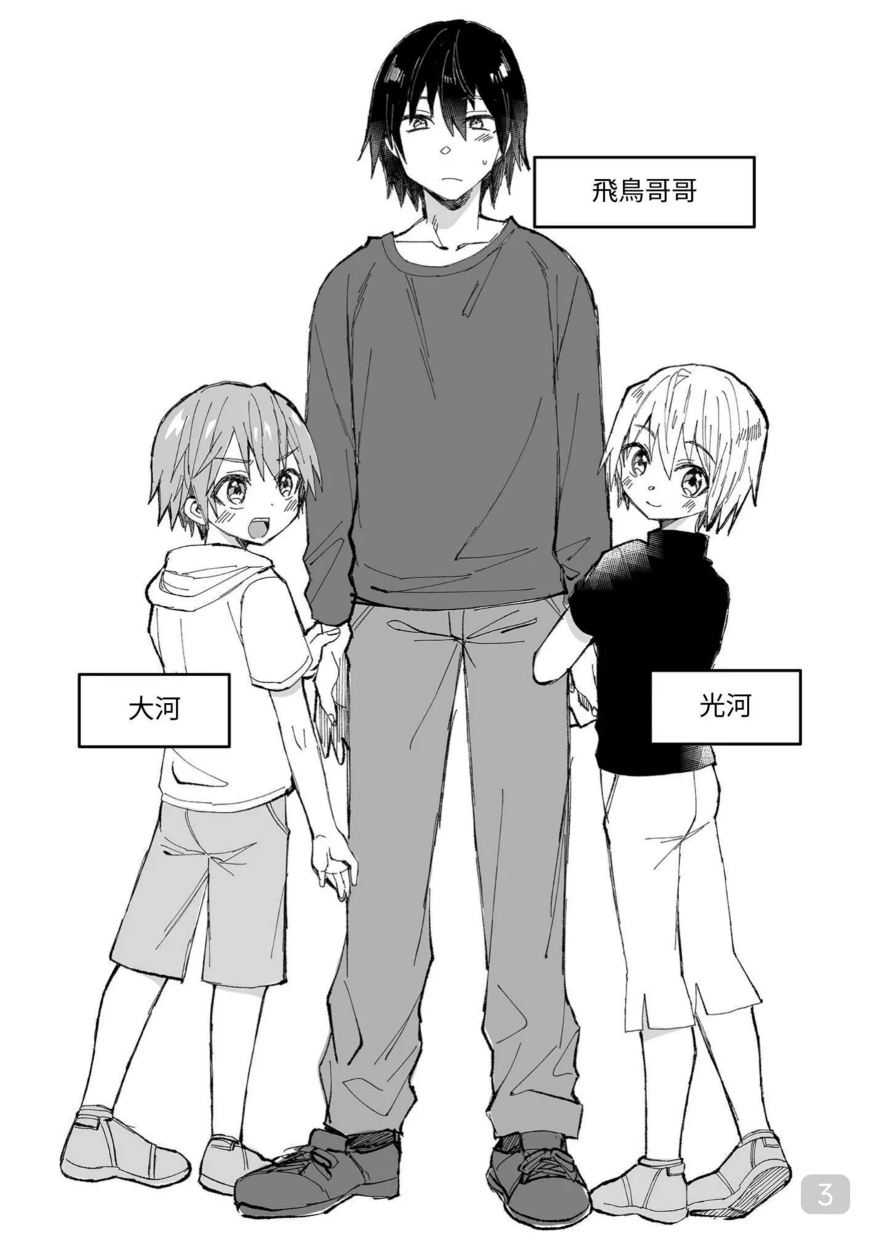 【令和のくま屋さん】お兄ちゃん大好き～双子の義弟に愛されるおにショタ本～【chinese】 page 3 full