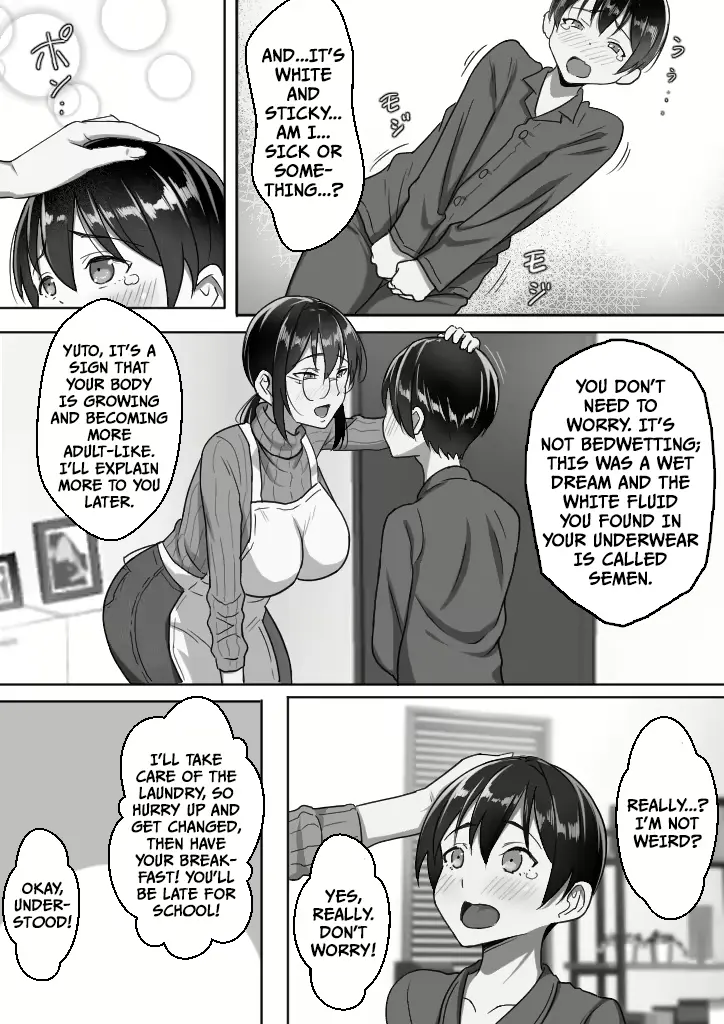 Binbou Gurashi na Boshi Katei no Oyako Koubi wa Kimochi Ii. | Mother & Son Bonding in a Poor Single-Parent Household Feels Good page 5 full