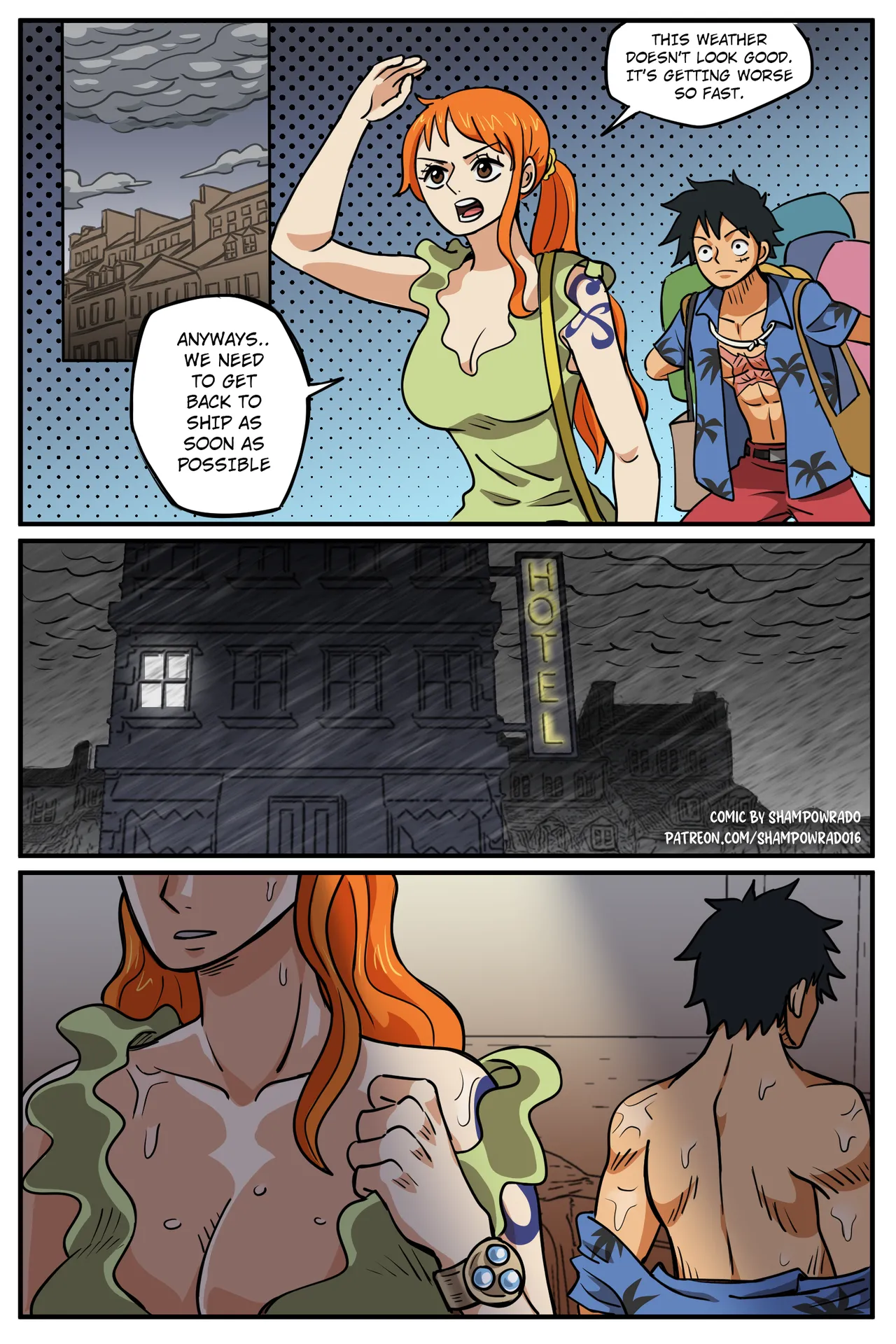 Realization Luffy x Nami page 6 full