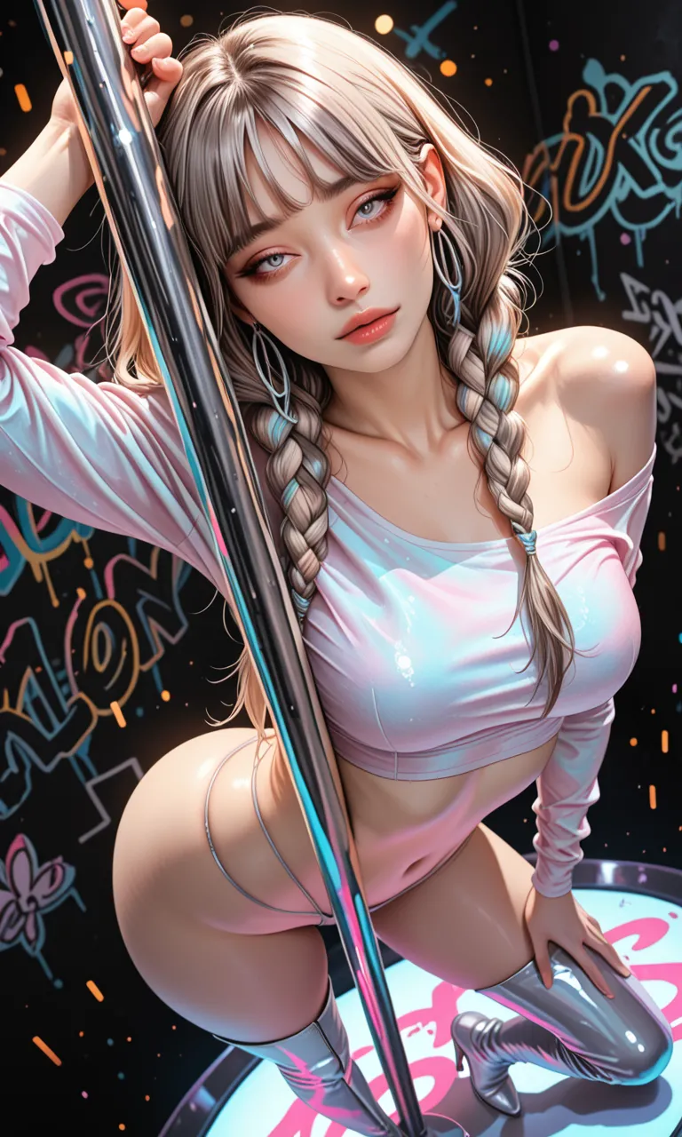 pole dance - AI generated page 1 full